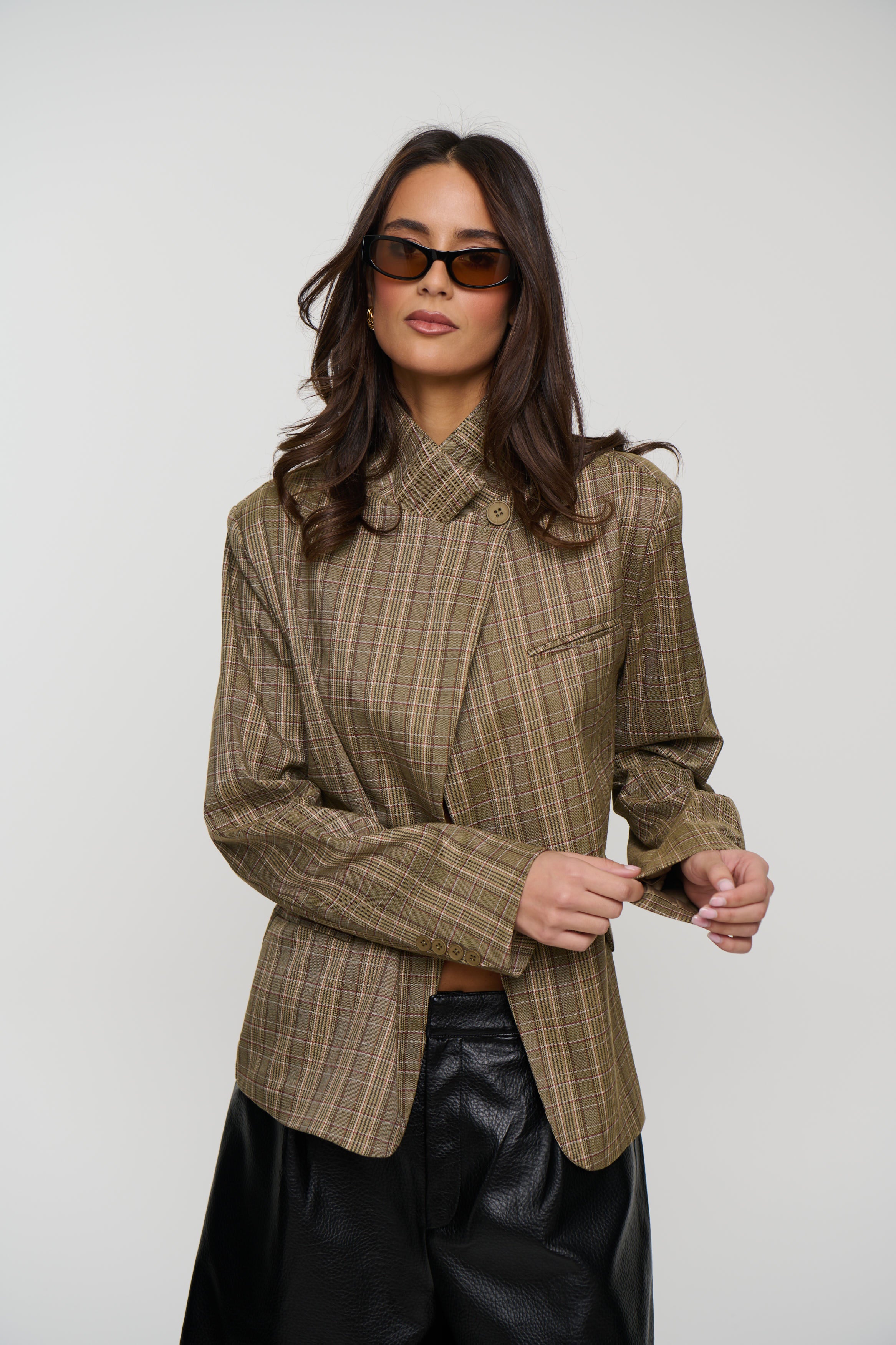Florencia Blazer Wheat