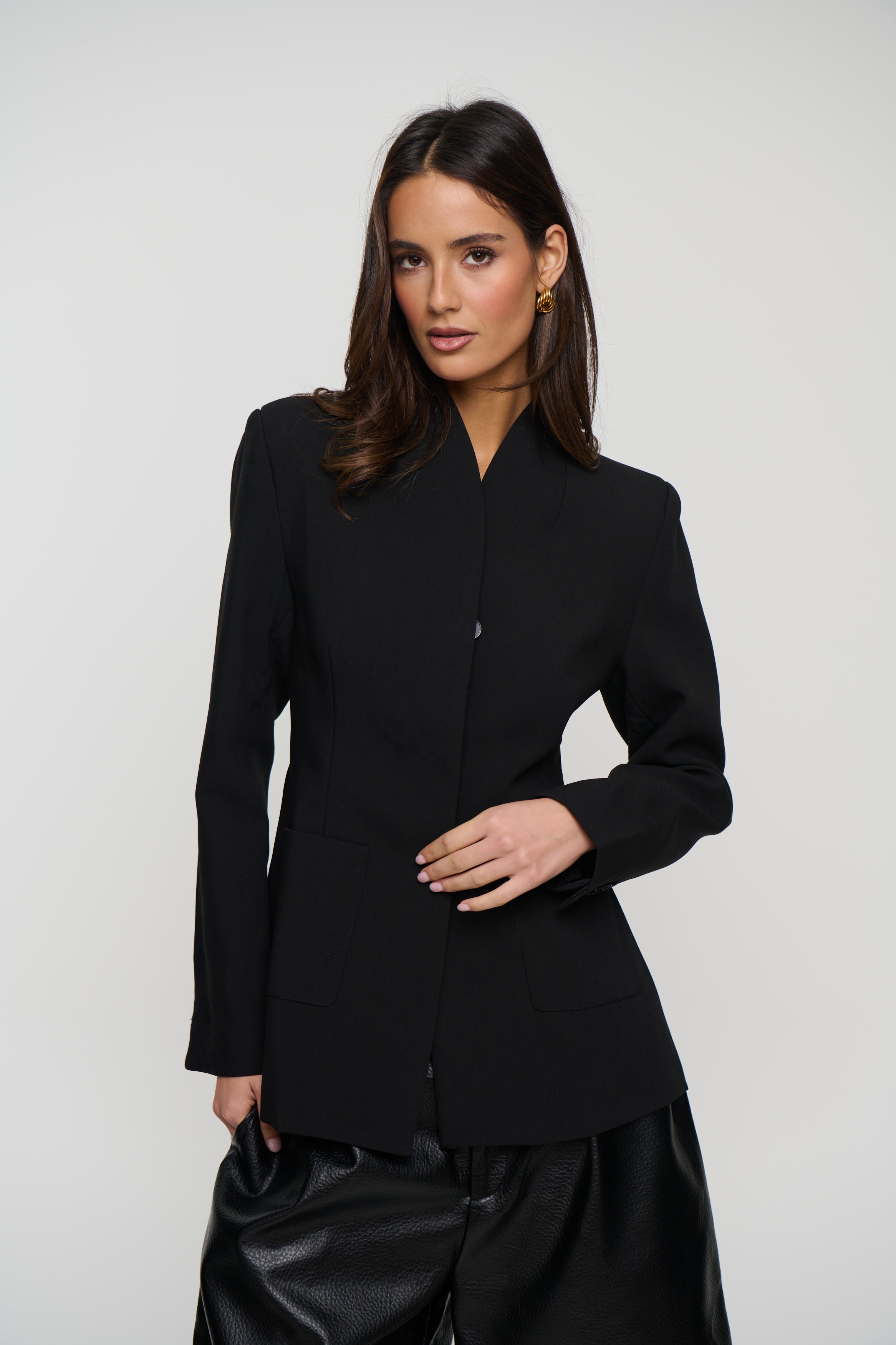 Lindsay Blazer Black