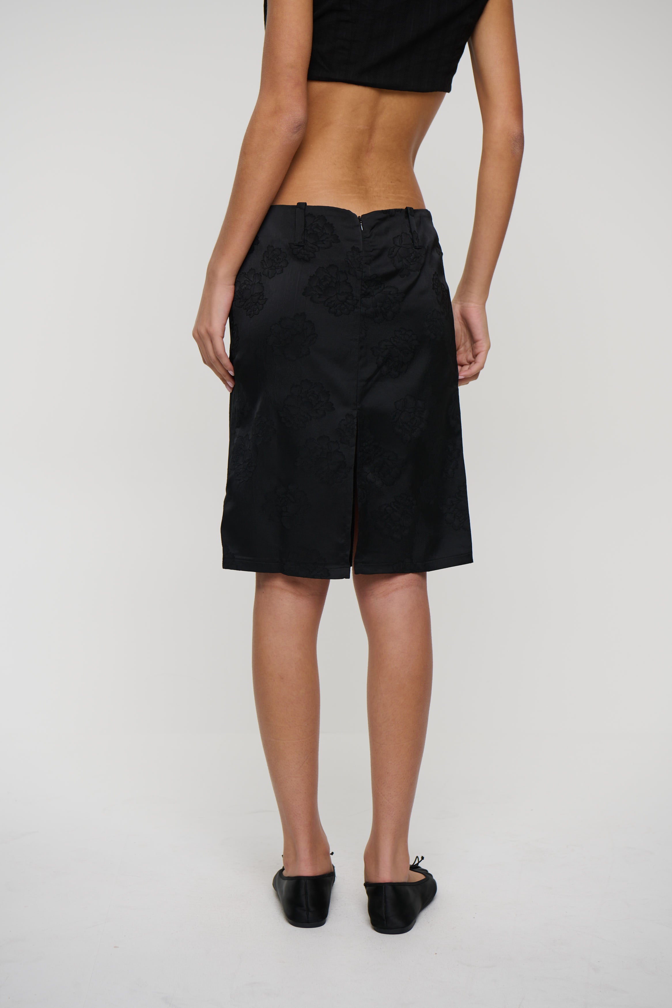 Play On Midi Skirt Noir
