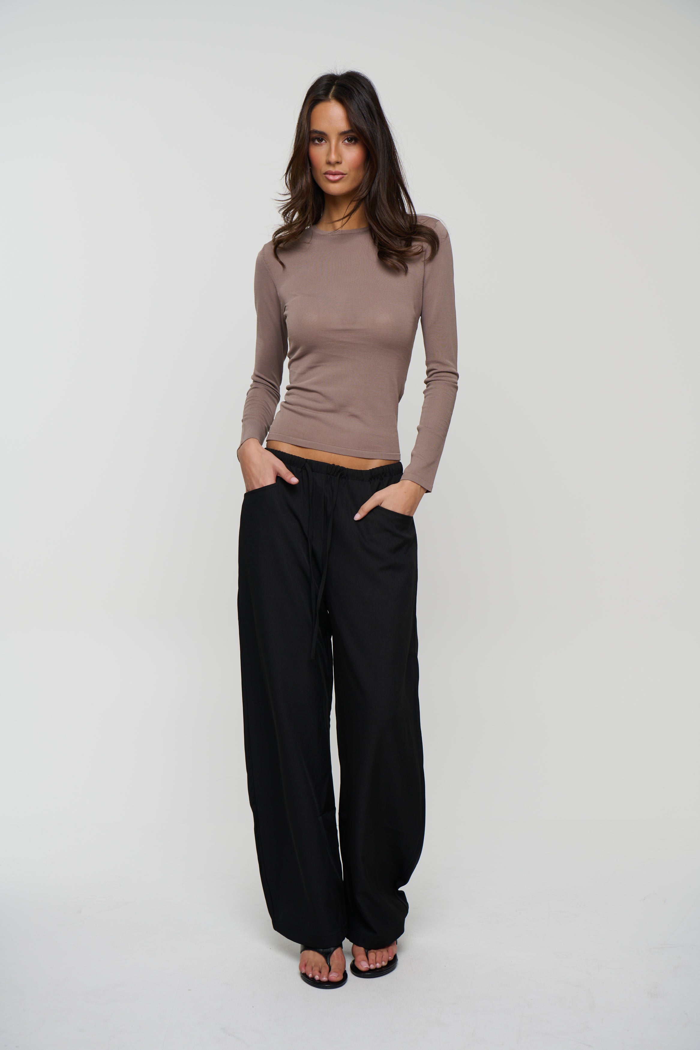 Stevie Top Mouse Grey