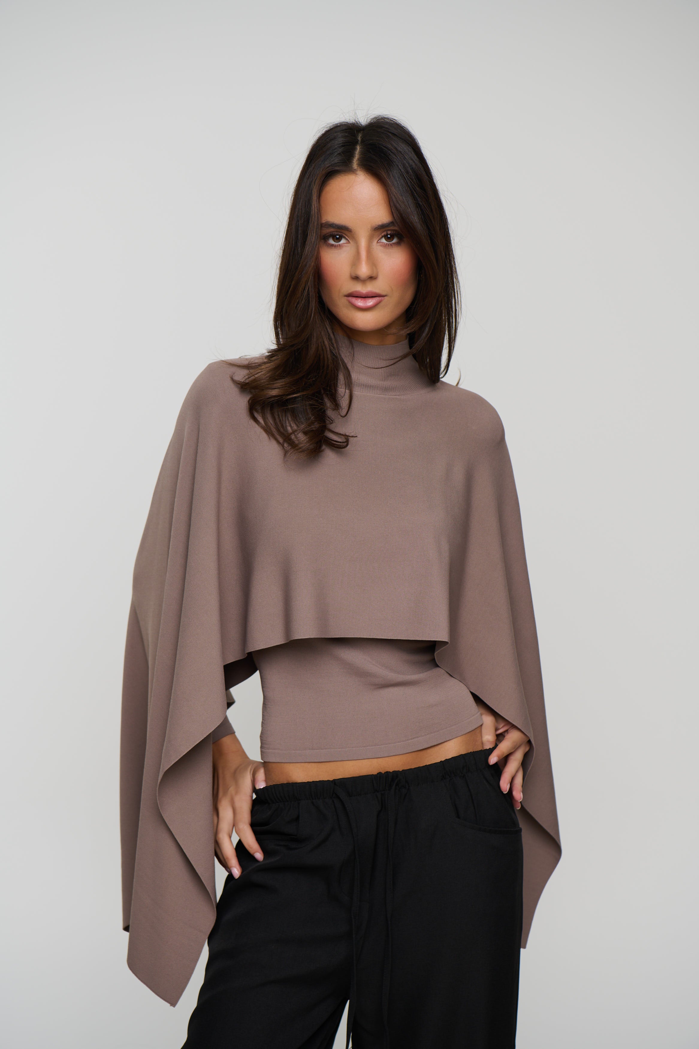 Sorella Poncho Mouse Grey