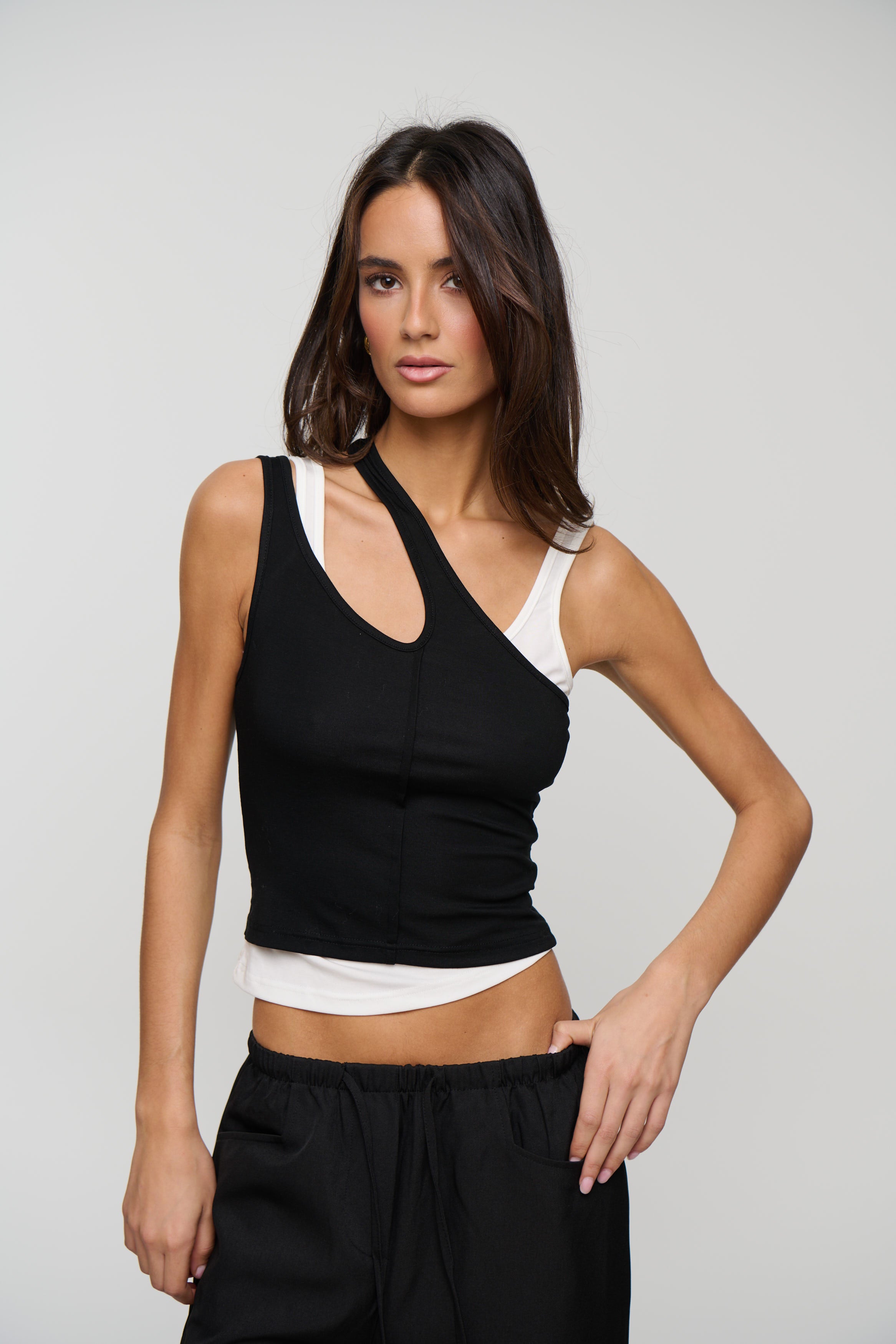 Adana Tank Top Black