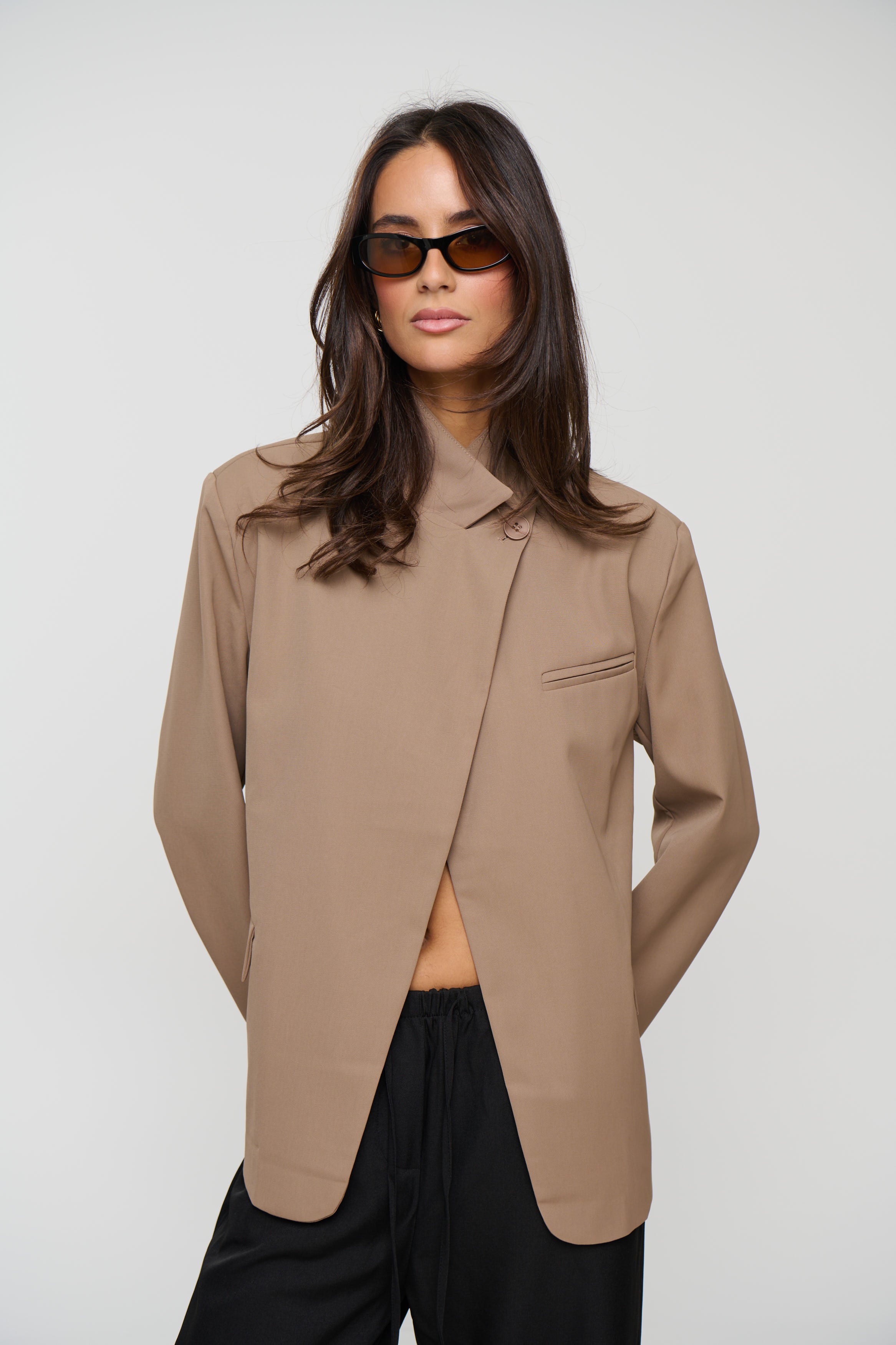 Florencia Blazer Taupe