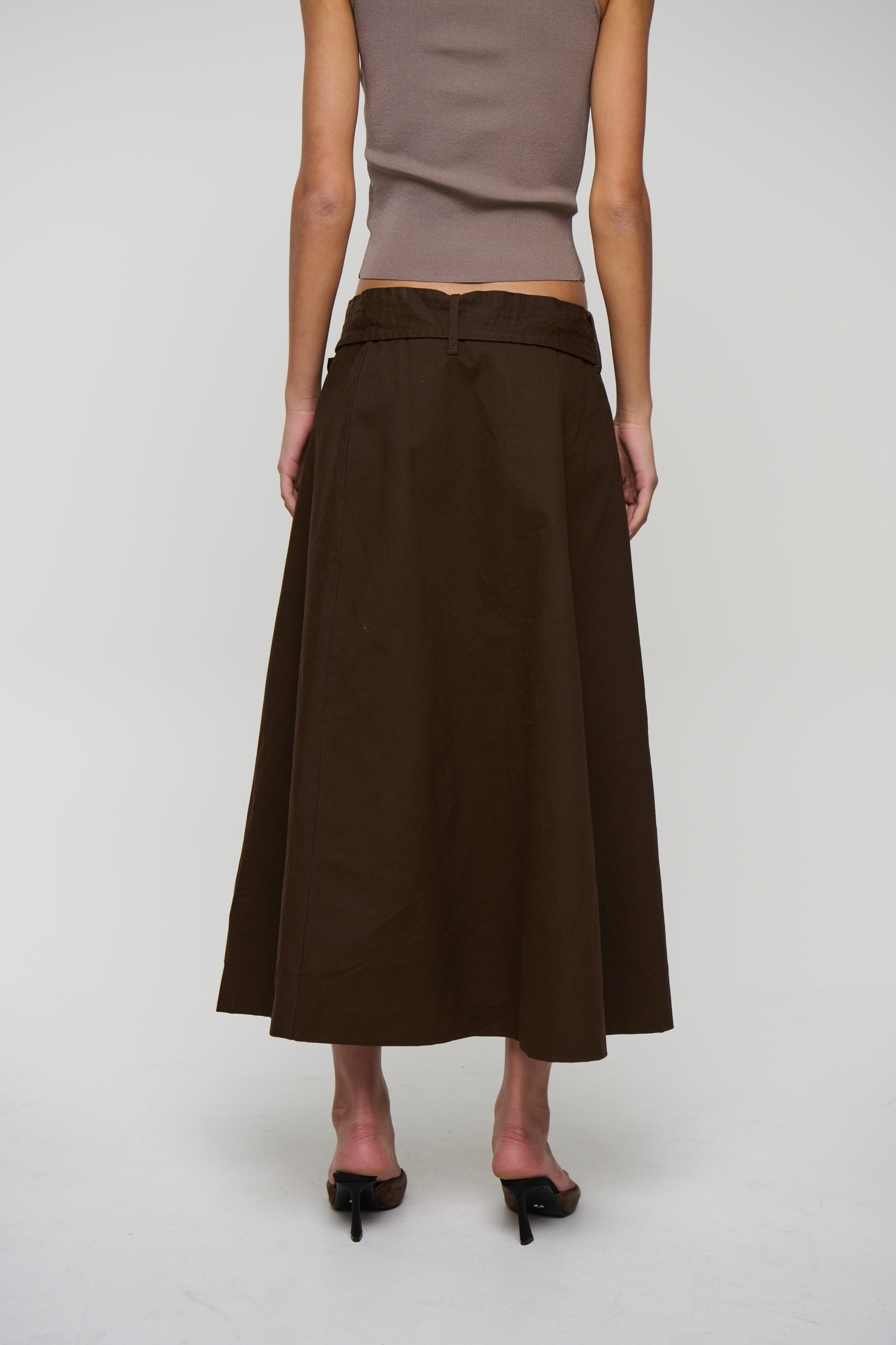 Tilba Skirt Chocolate