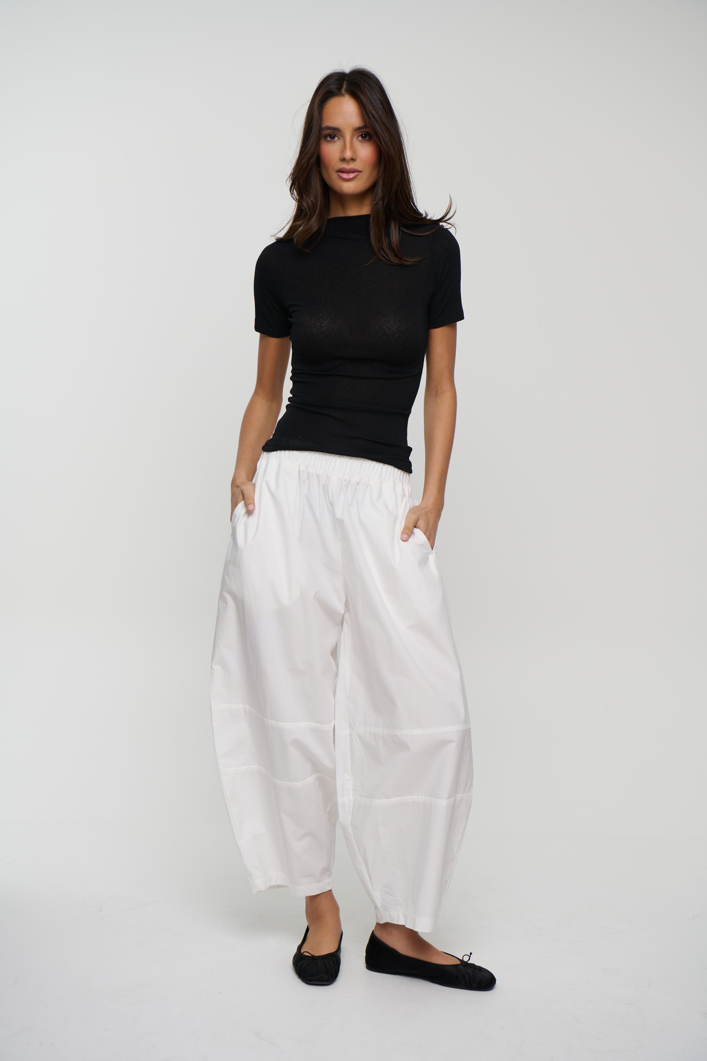 Unisex Julius Baggy Pant White