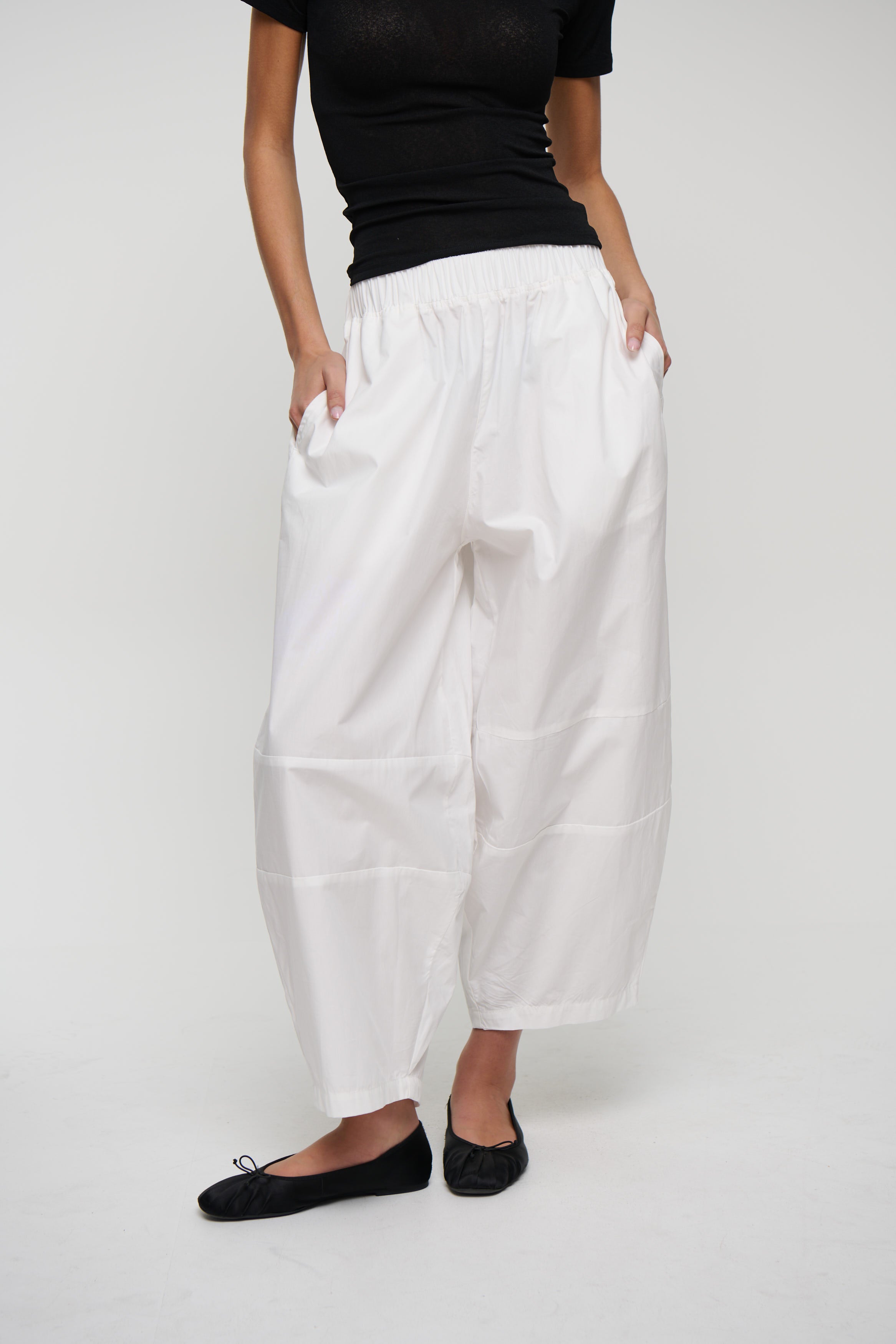 Unisex Julius Baggy Pant White