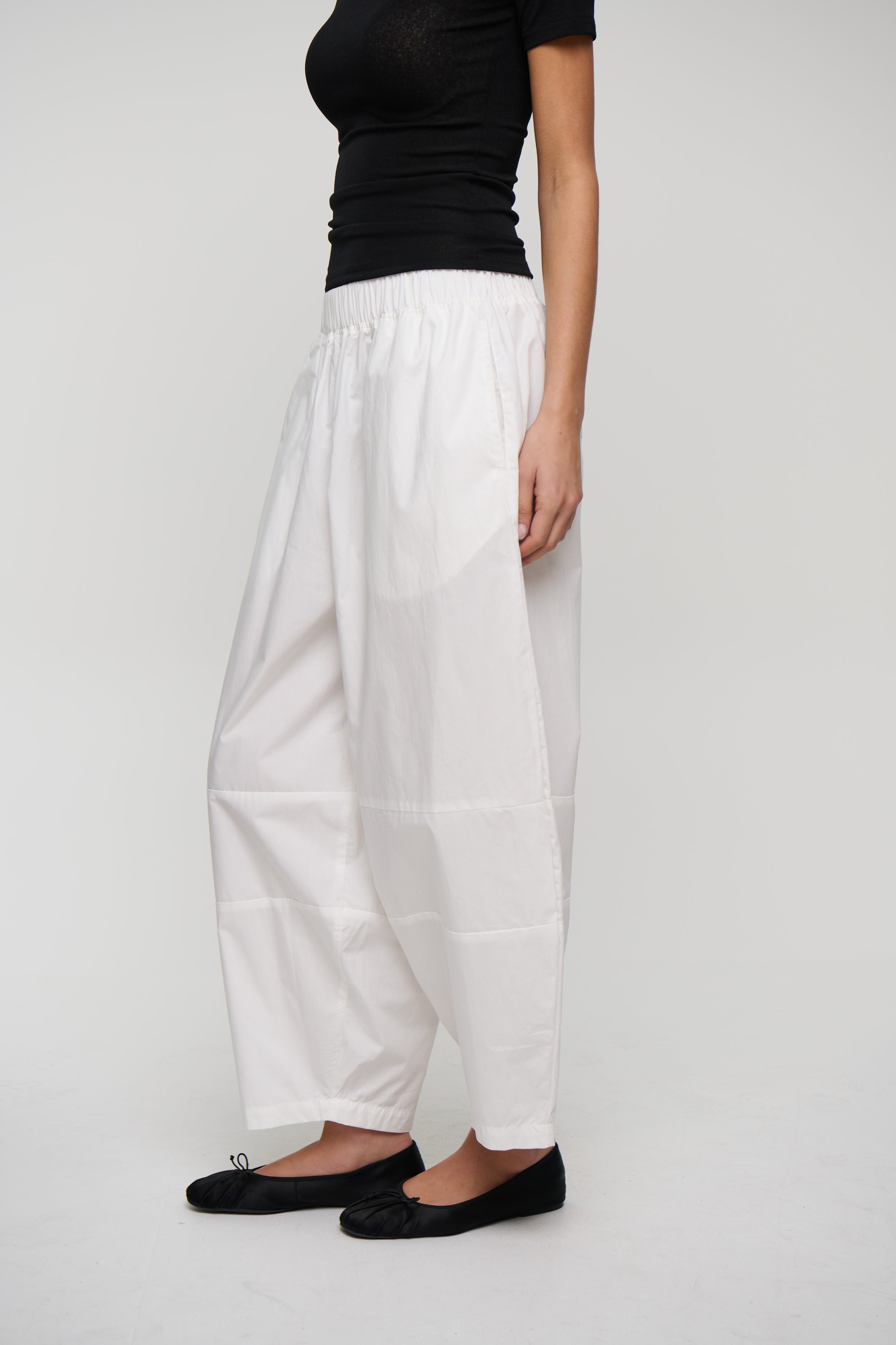Unisex Julius Baggy Pant White
