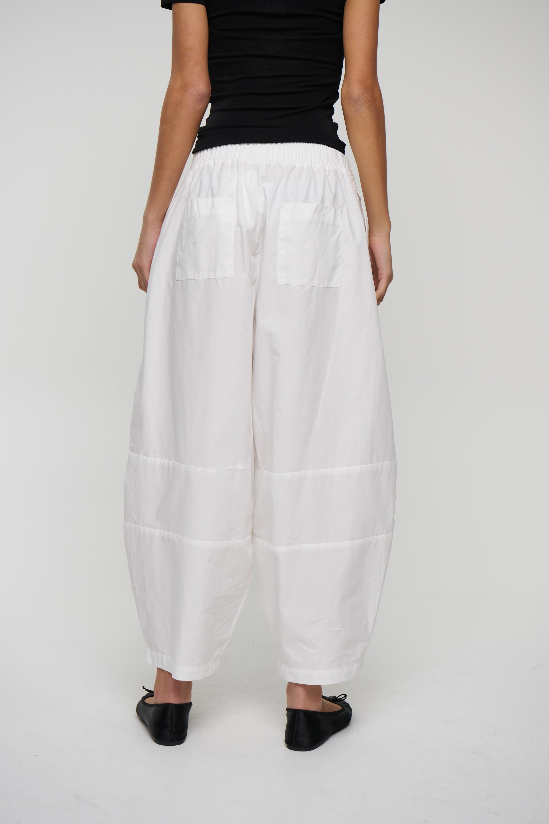 Unisex Julius Baggy Pant White