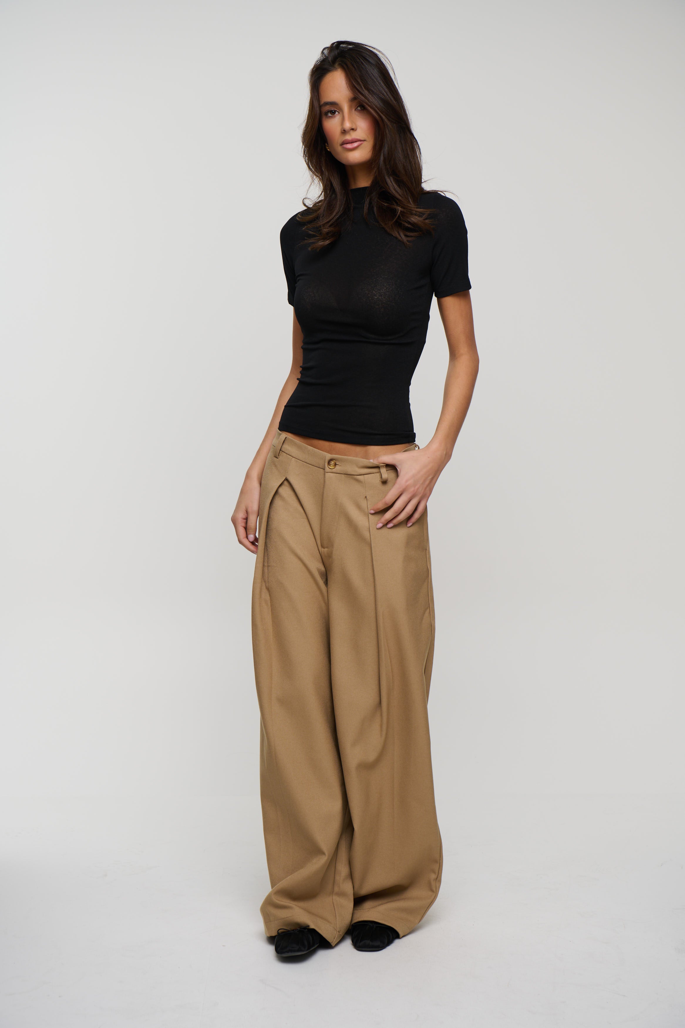 Unisex Josh Baggy Pant Sand