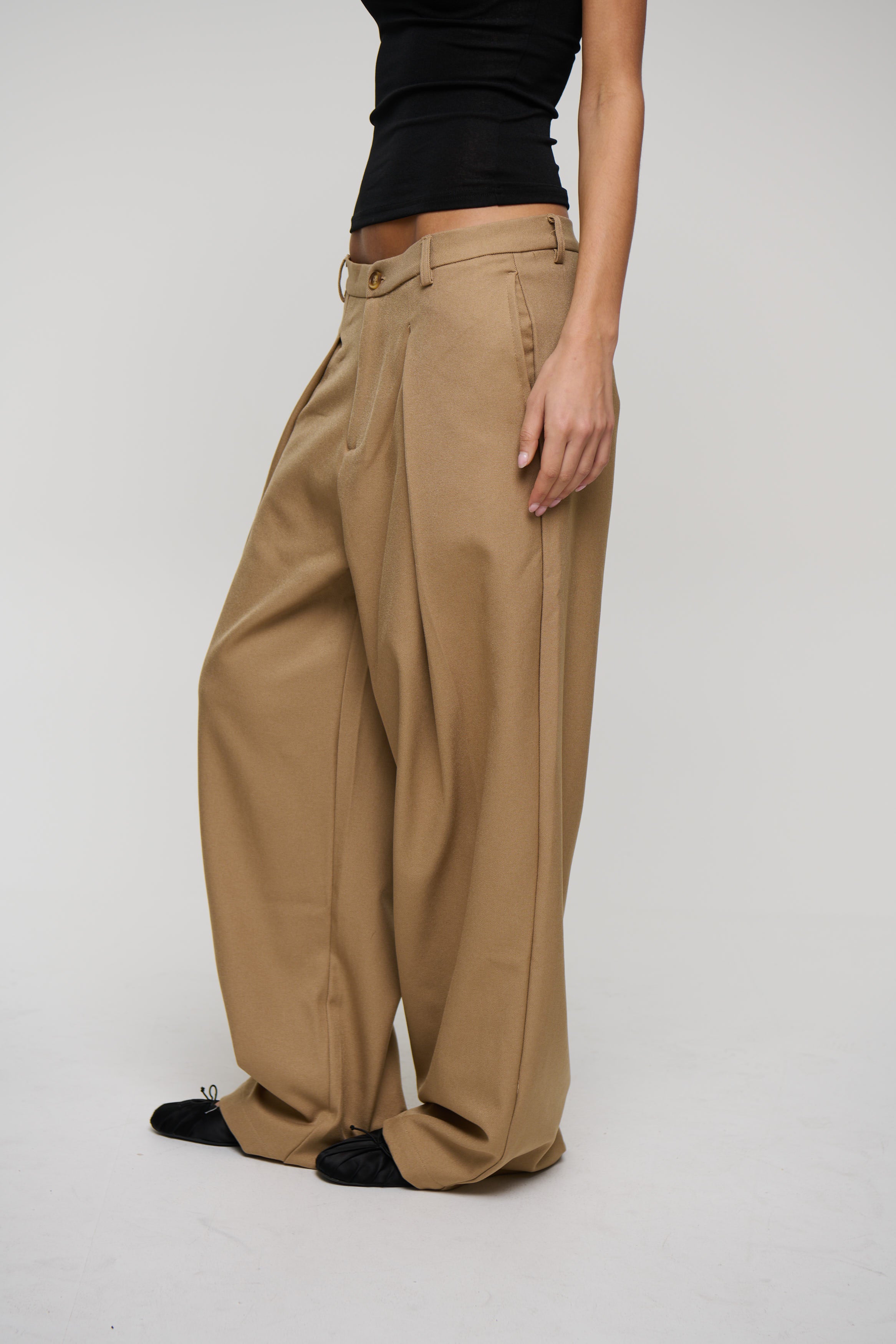 Unisex Josh Baggy Pant Sand