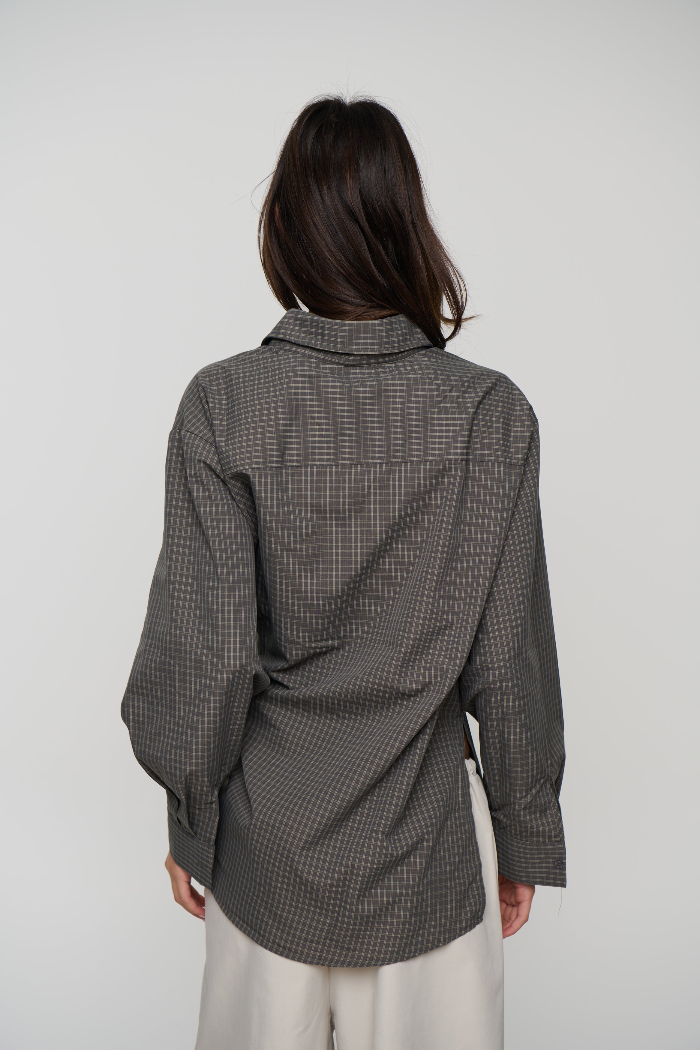 Summer Check Shirt Grey