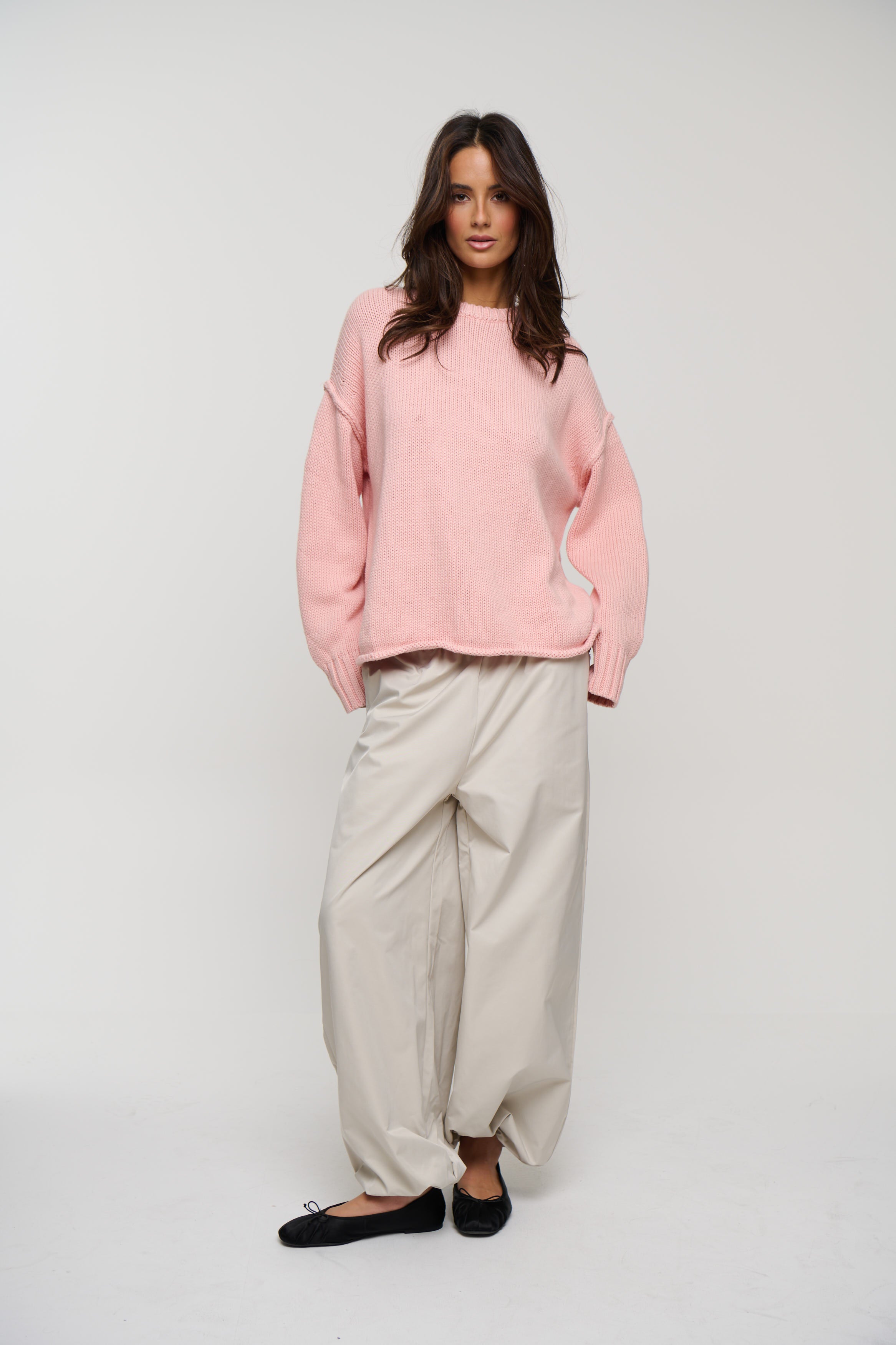 Nikova Knit Jumper Blush