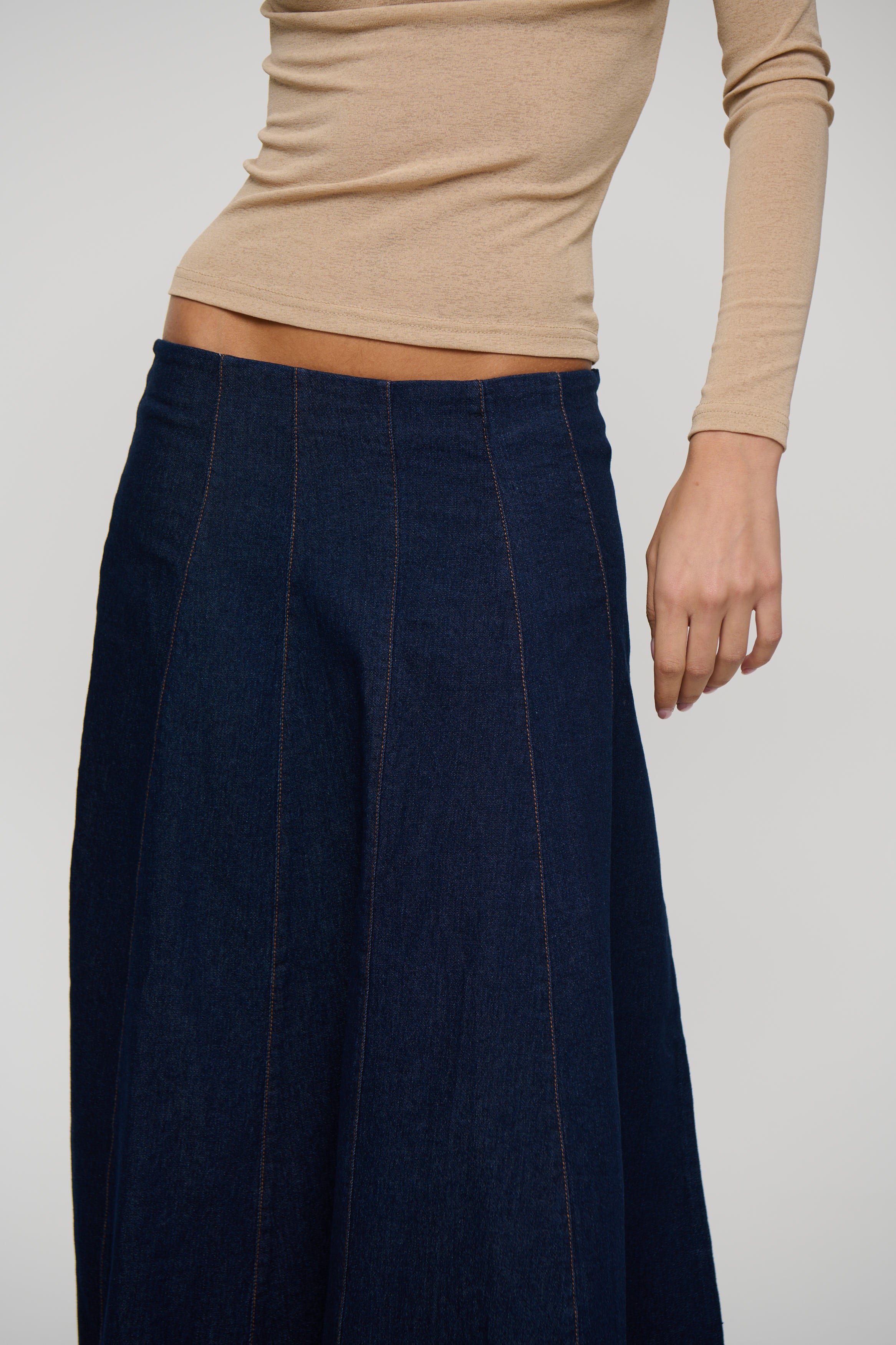 Myra Denim Skirt Indigo