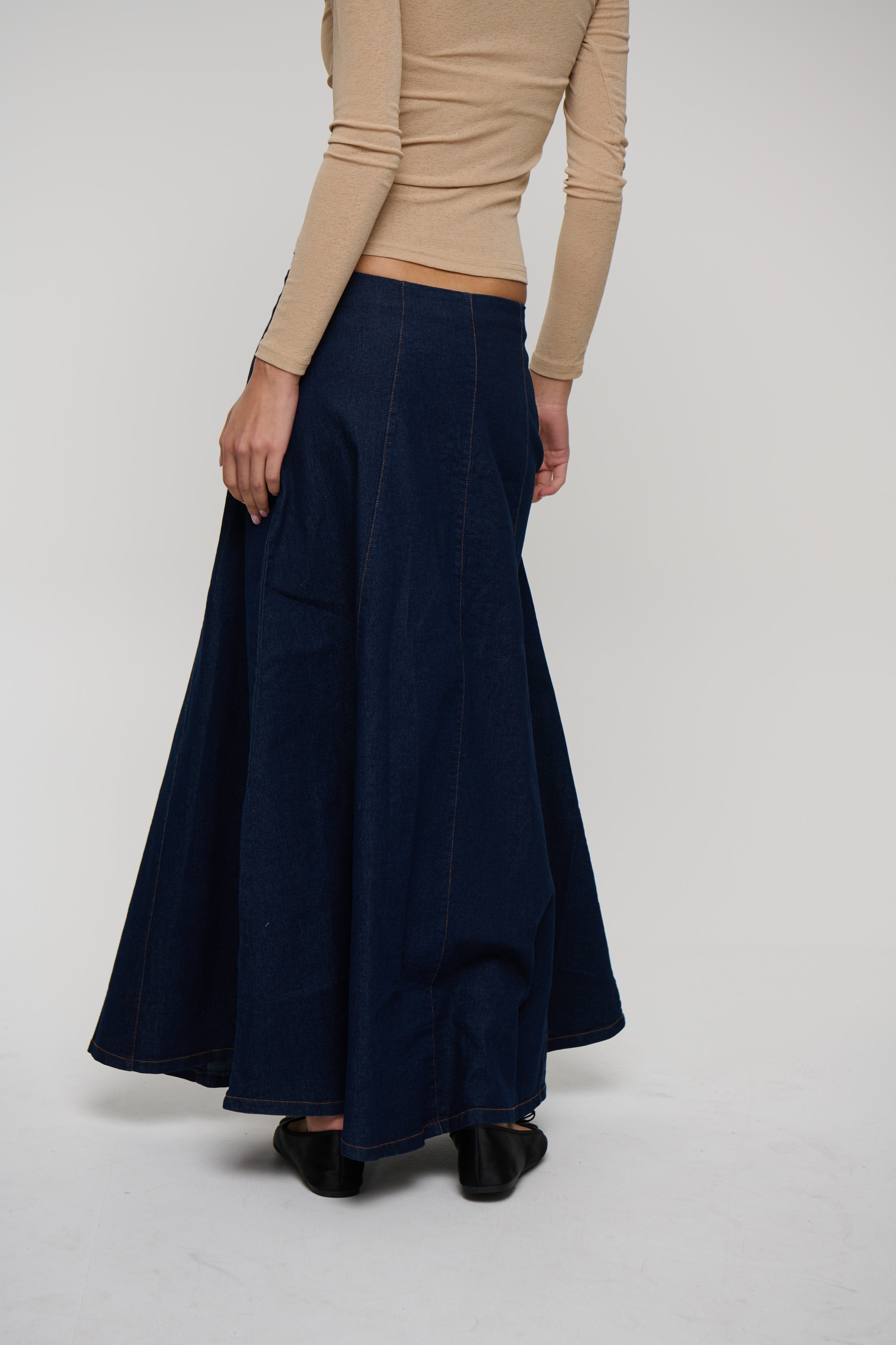Myra Denim Skirt Indigo