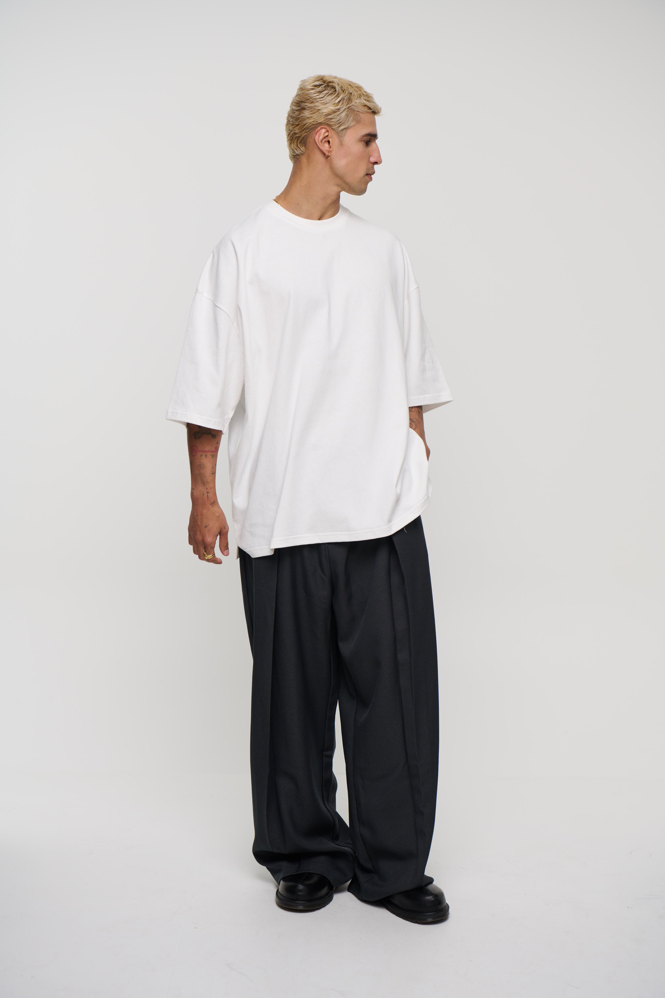Mike Heavyweight Cotton Tee White