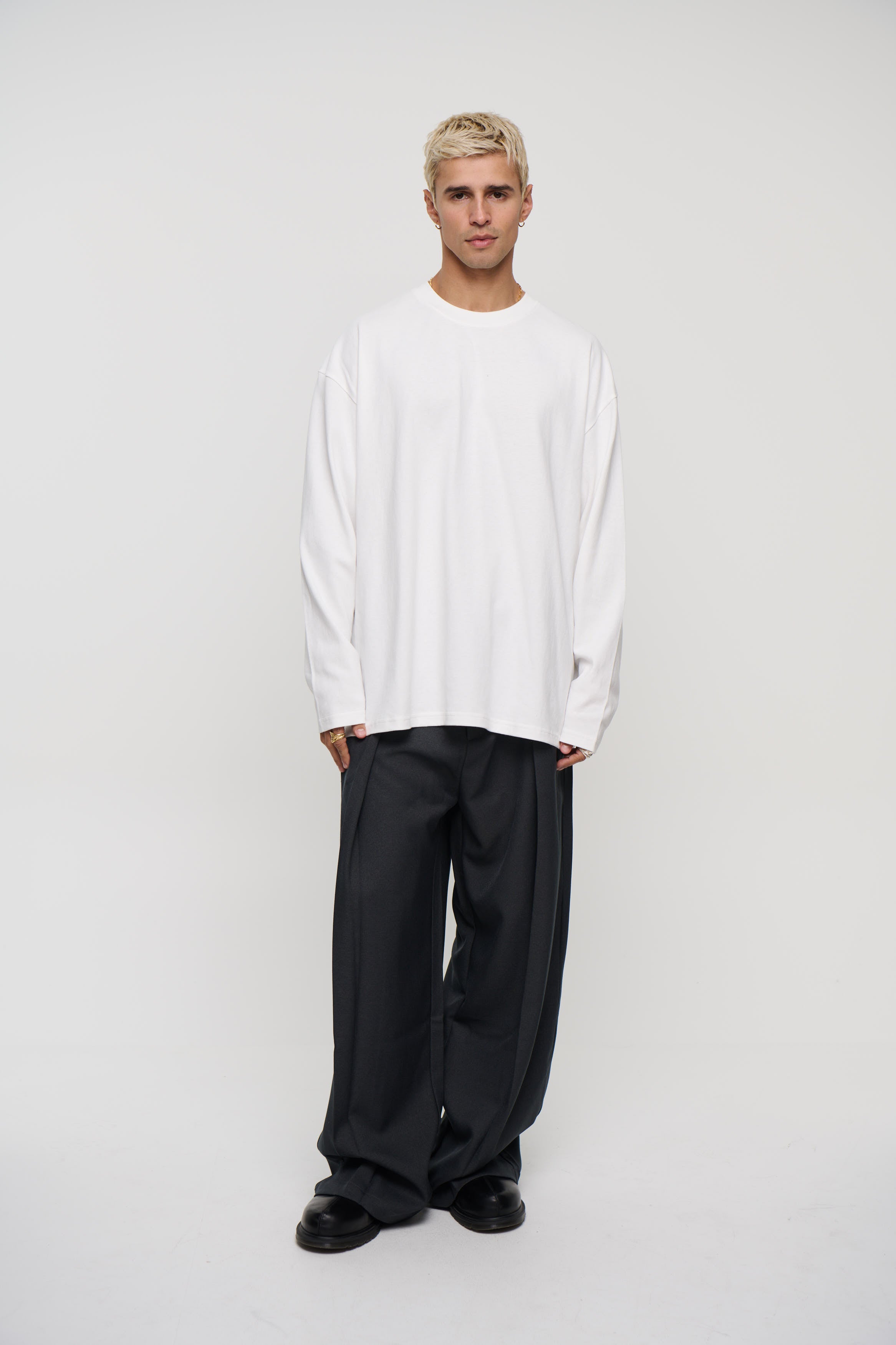 250GSM Long Sleeve White