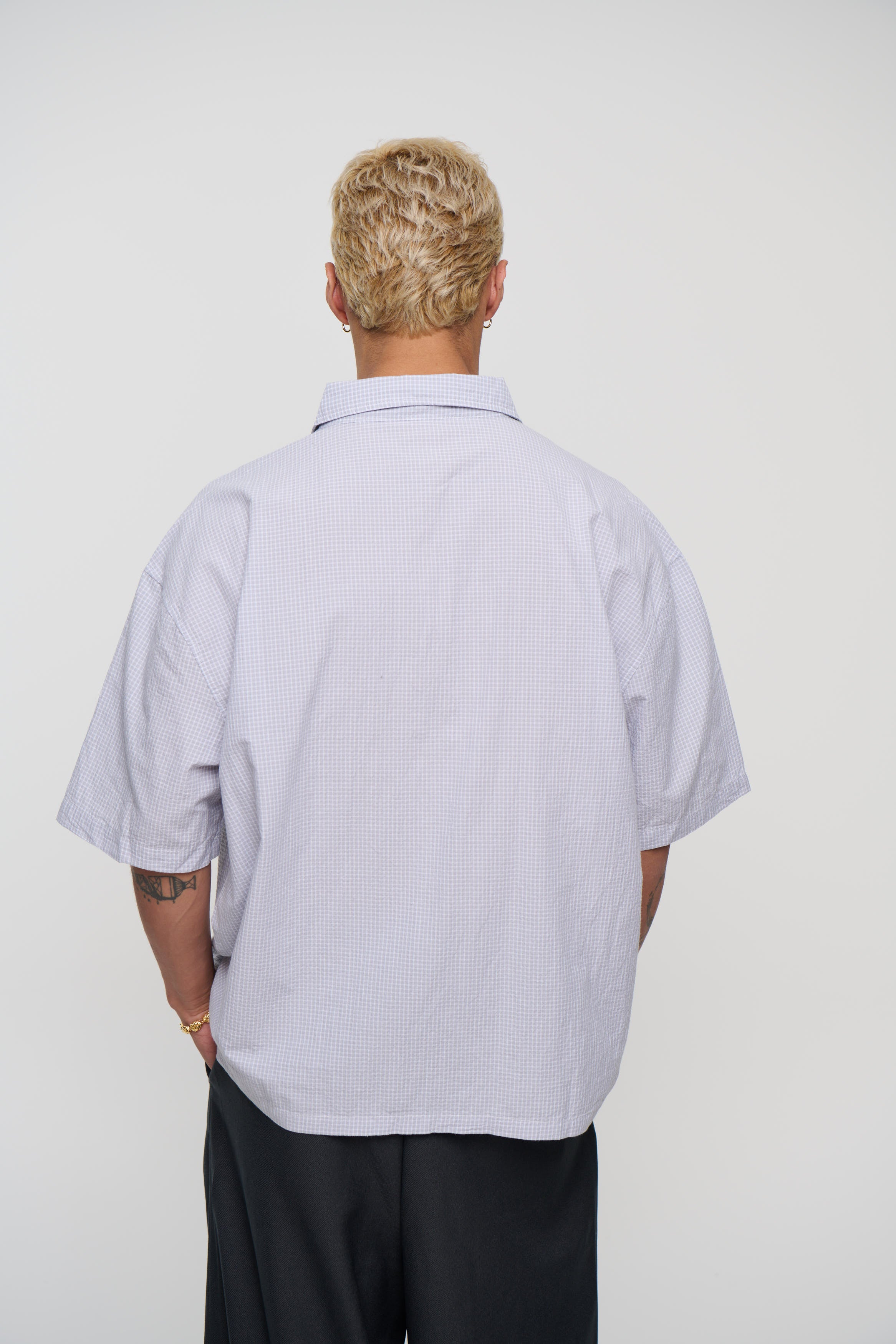 Nathaniel Drop Shirt Soft Grey