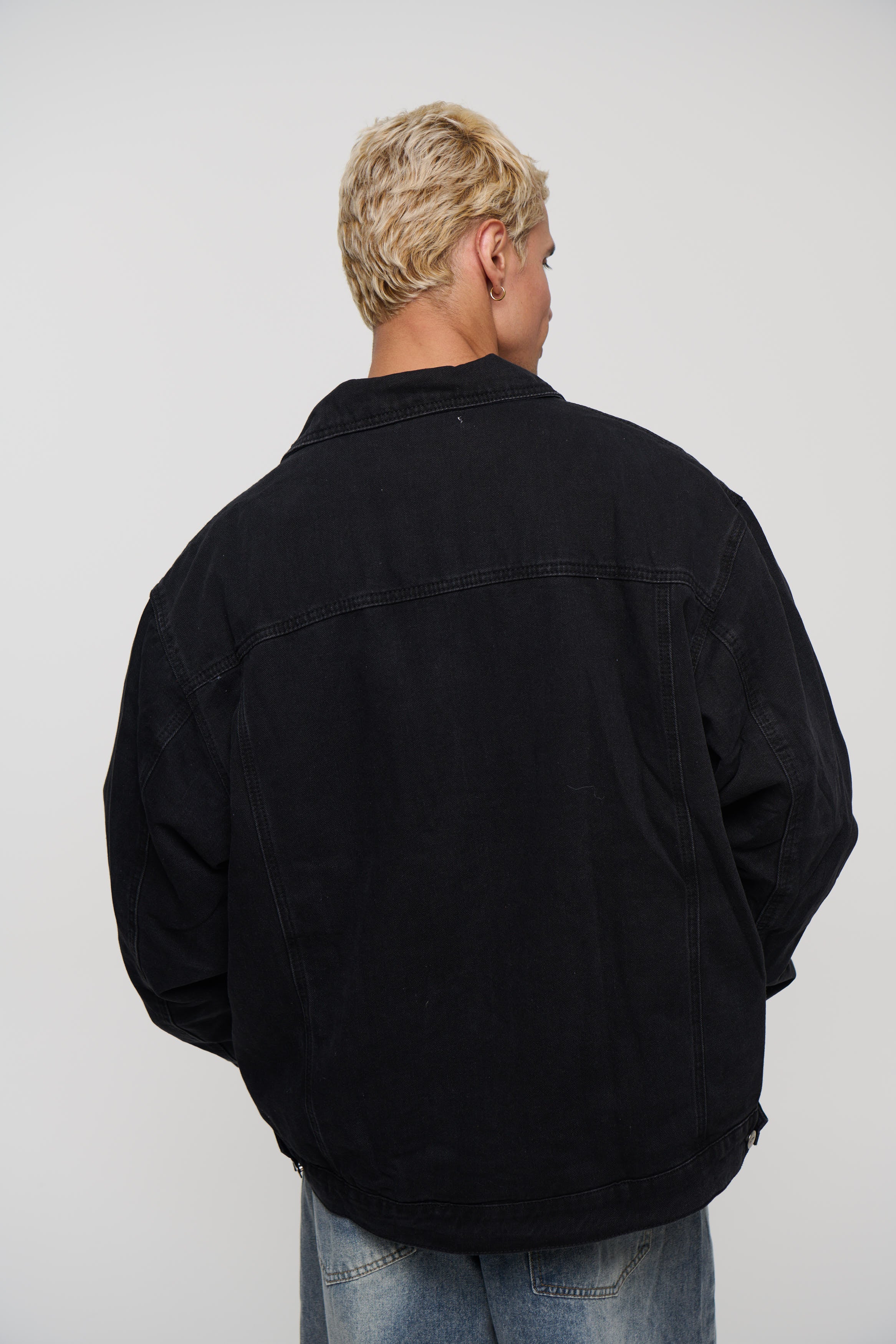NTH Denim Lined Jacket Black