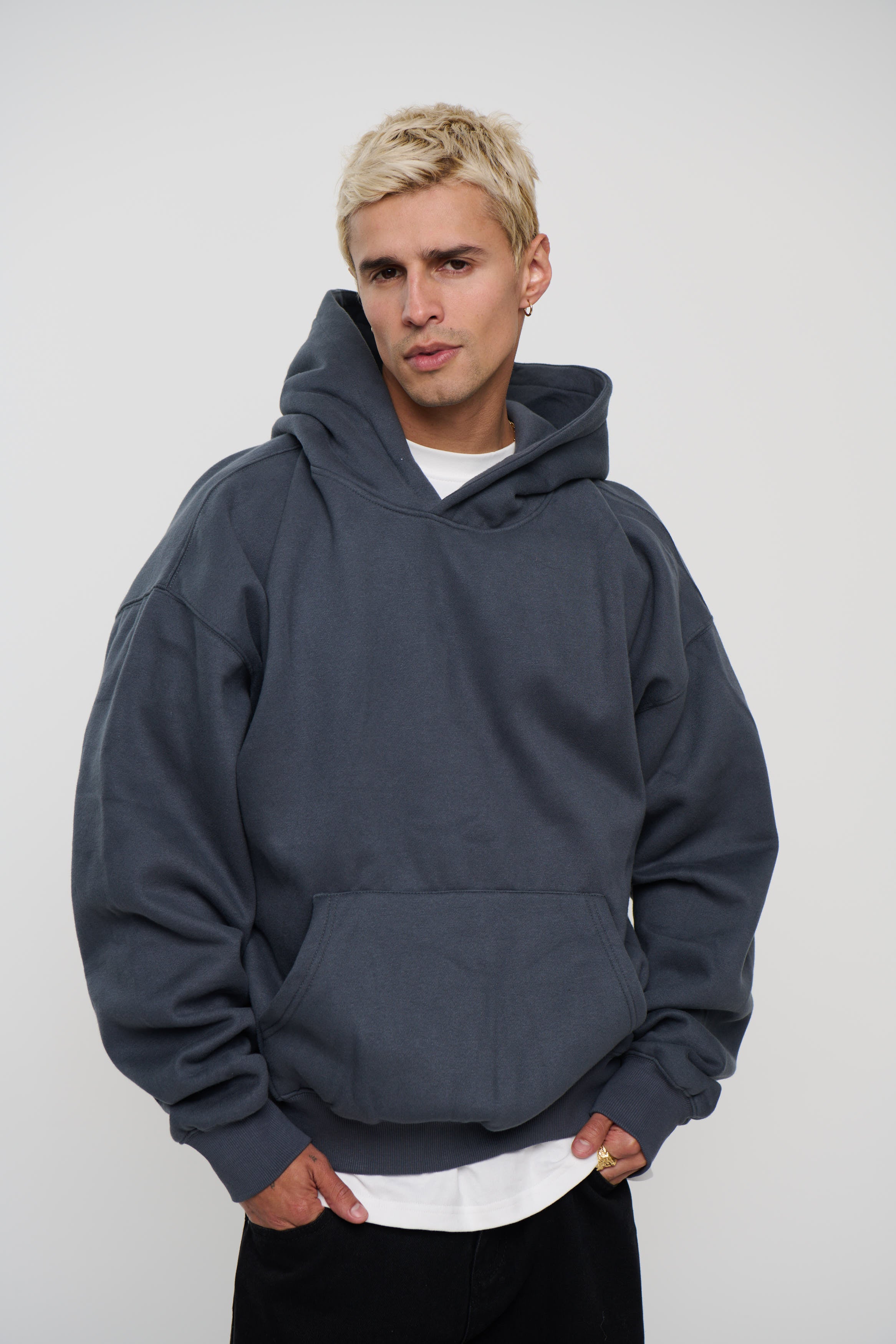 Heavyweight Comfort Hoodie Dark Grey