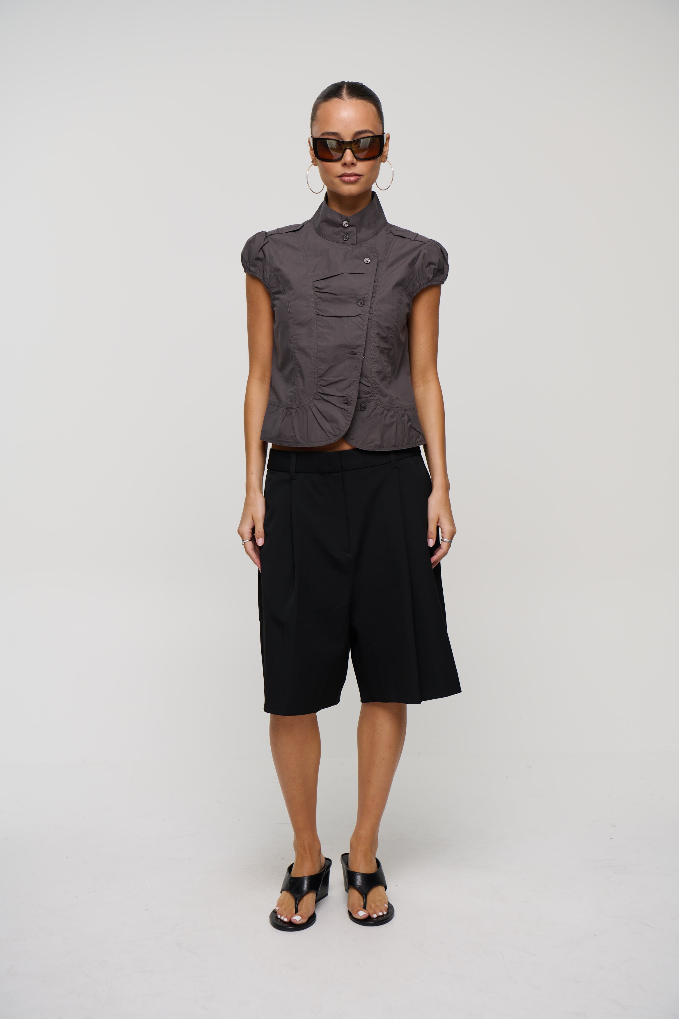 Yianni Short Sleeve Shirt Slate
