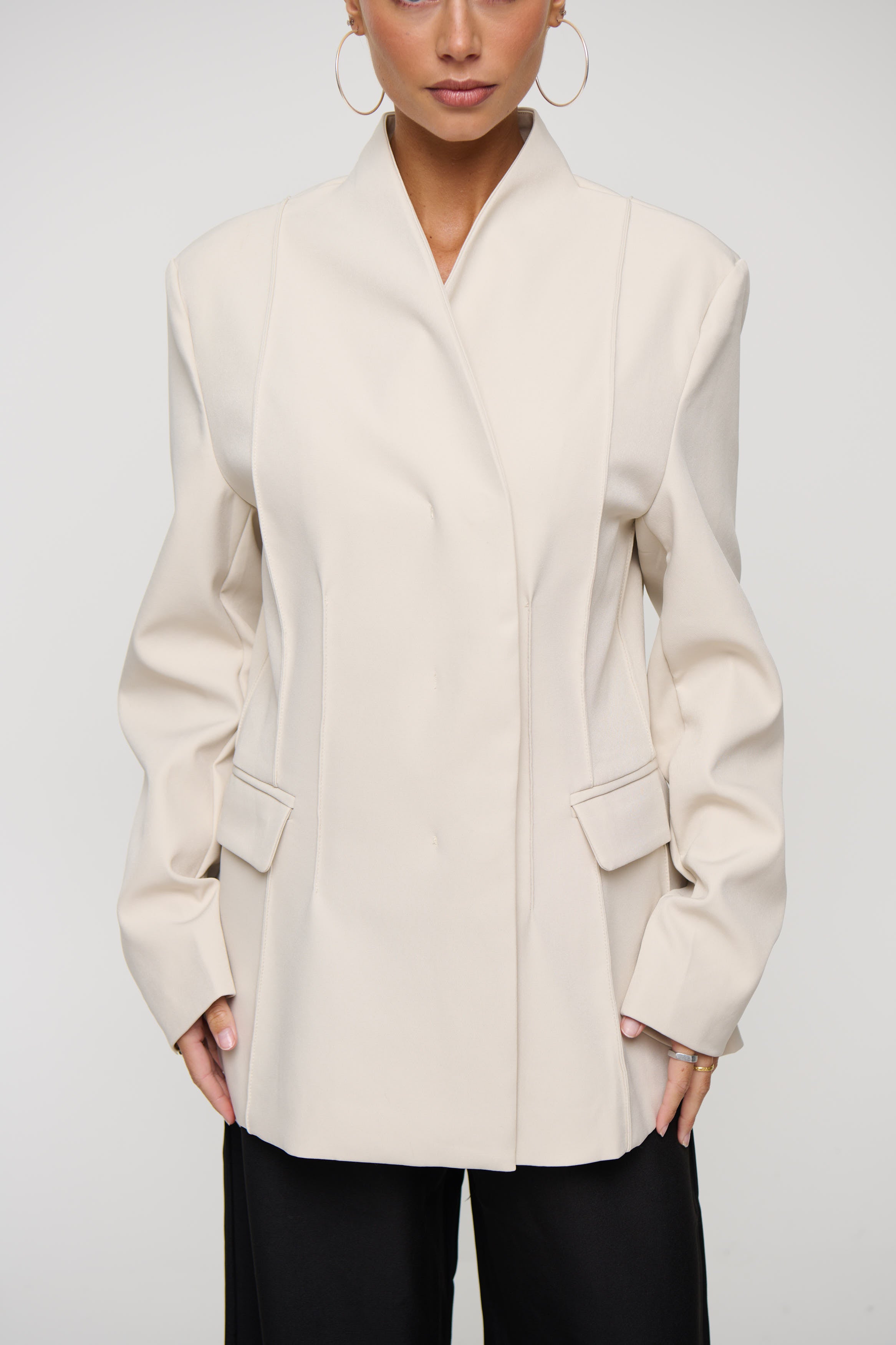 Lenia Blazer Stone