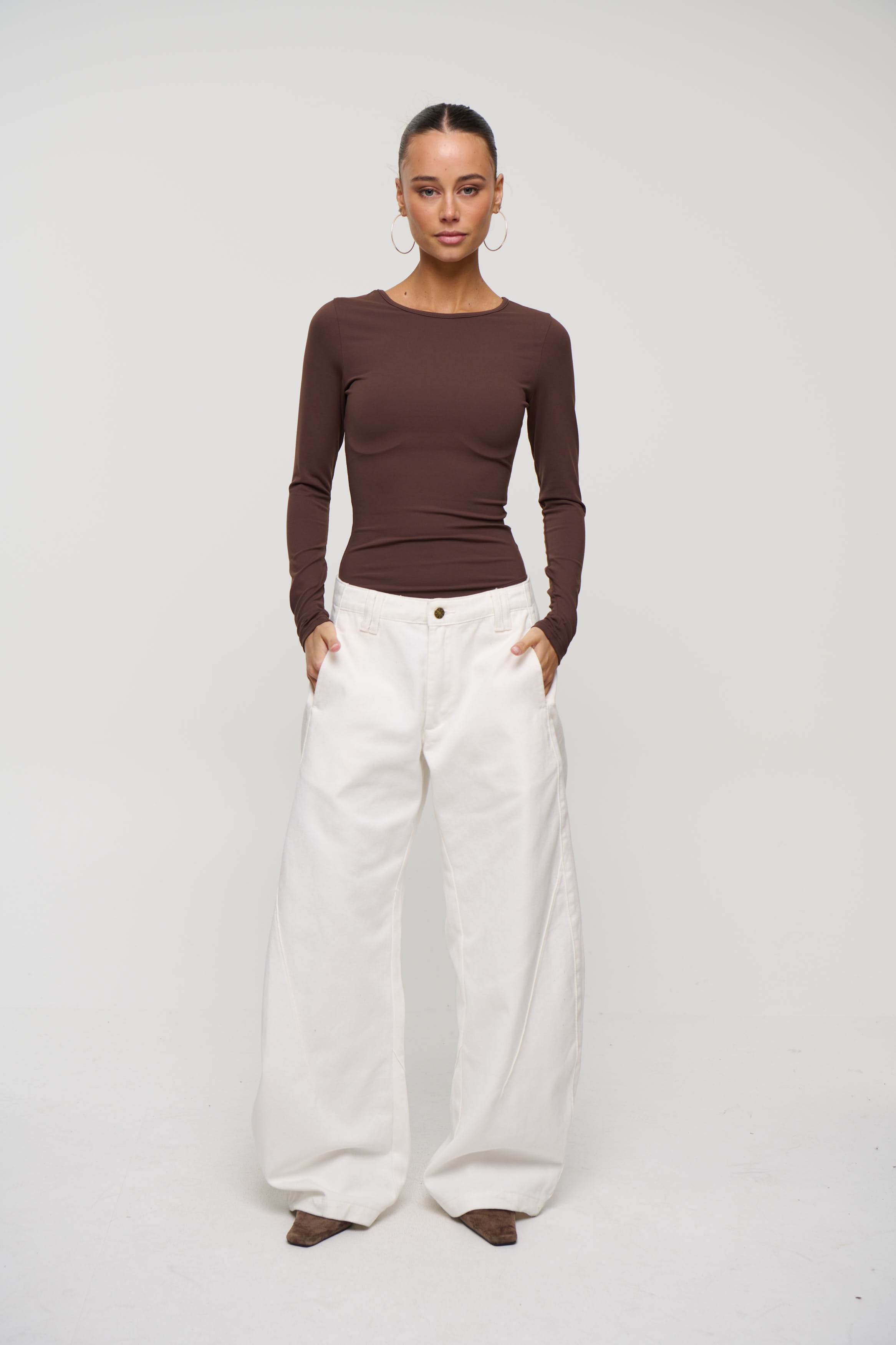 Arla Bodysuit Chocolate