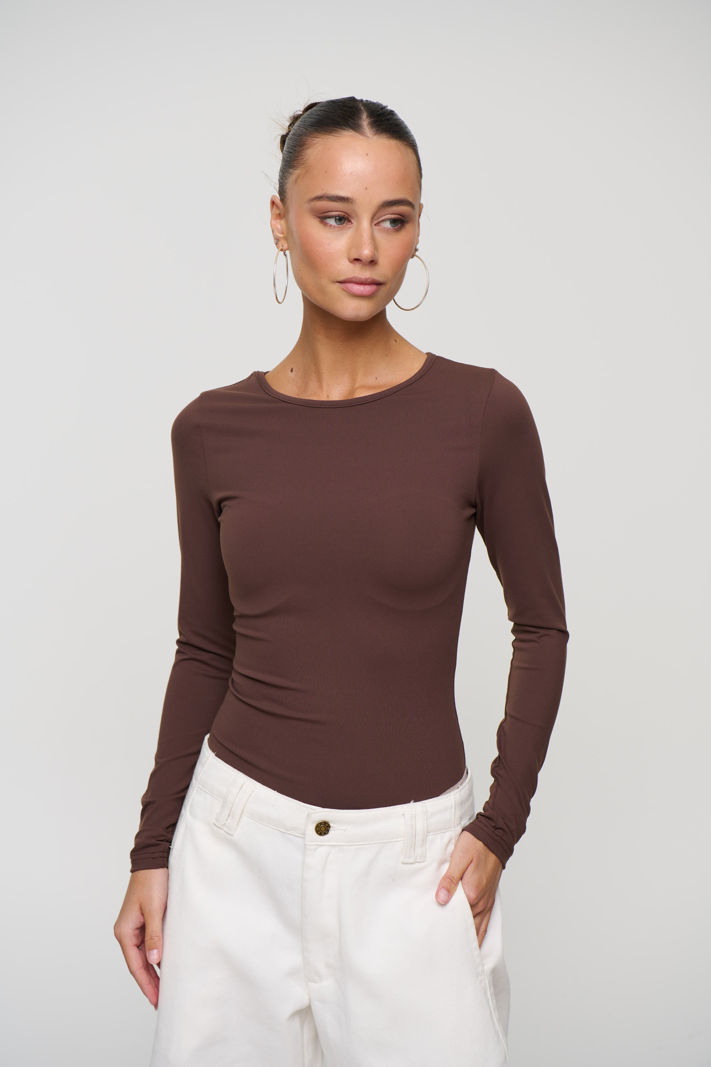 Arla Bodysuit Chocolate