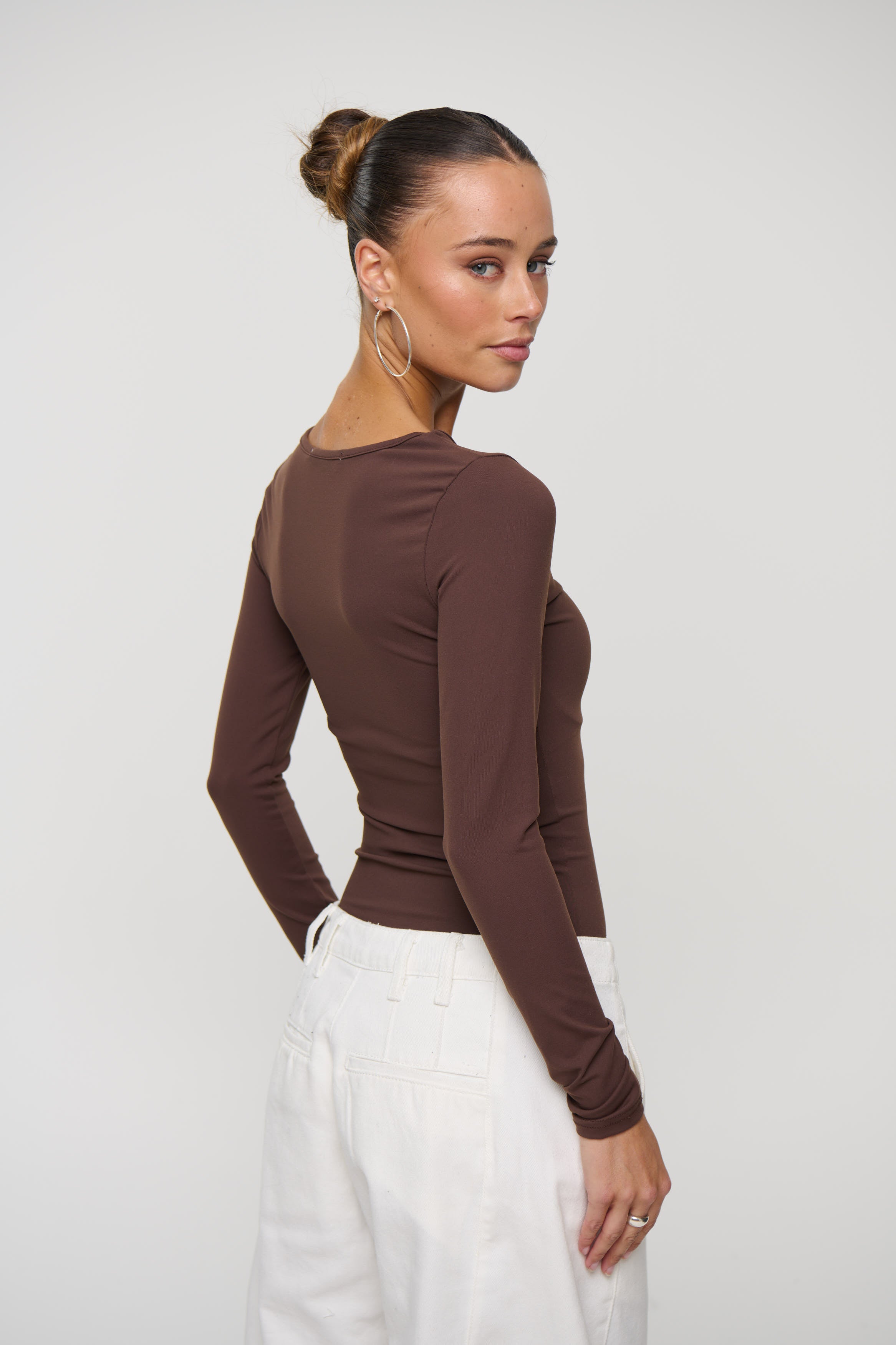 Arla Bodysuit Chocolate