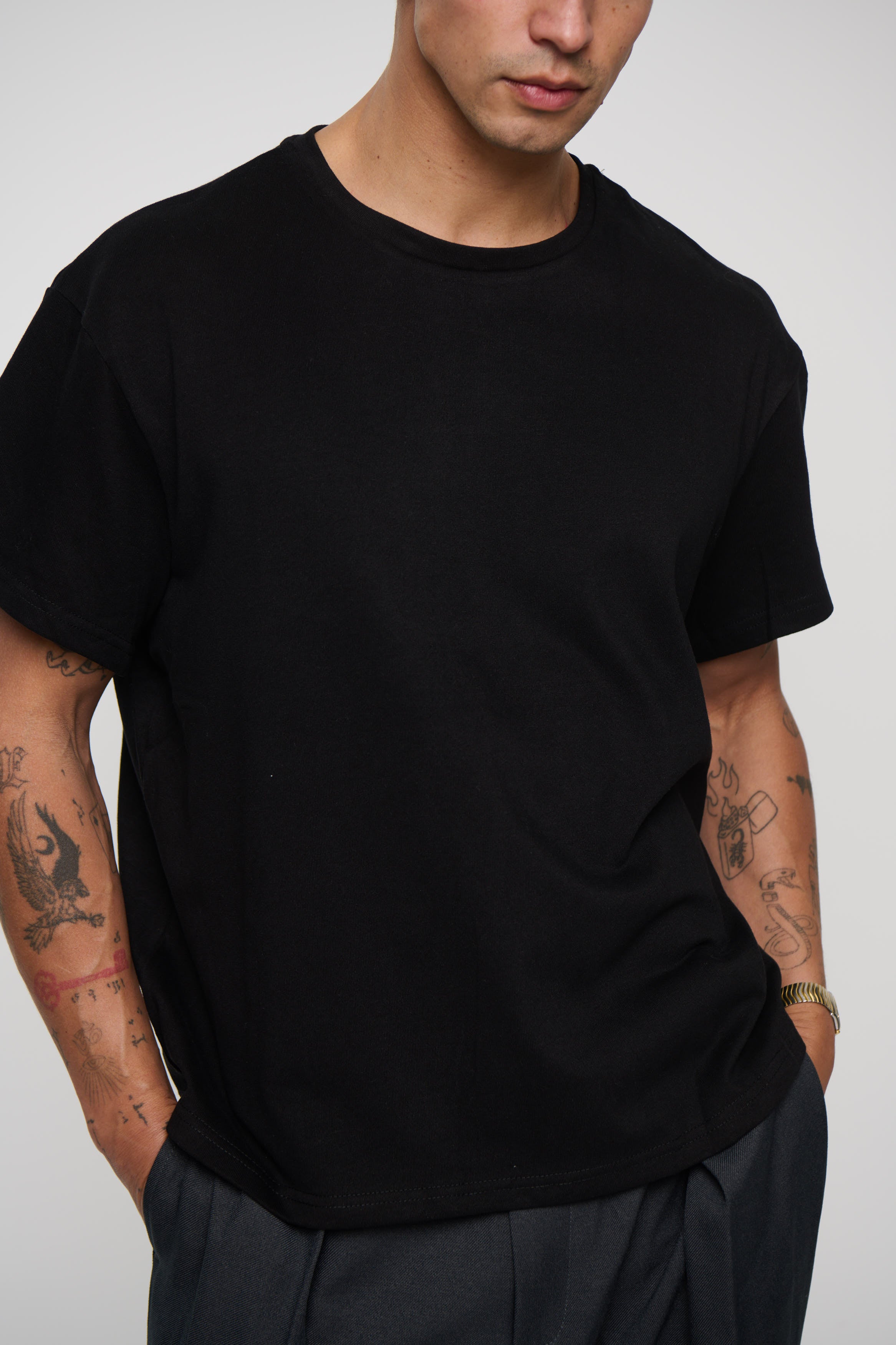 Roland Stretch Tee Black