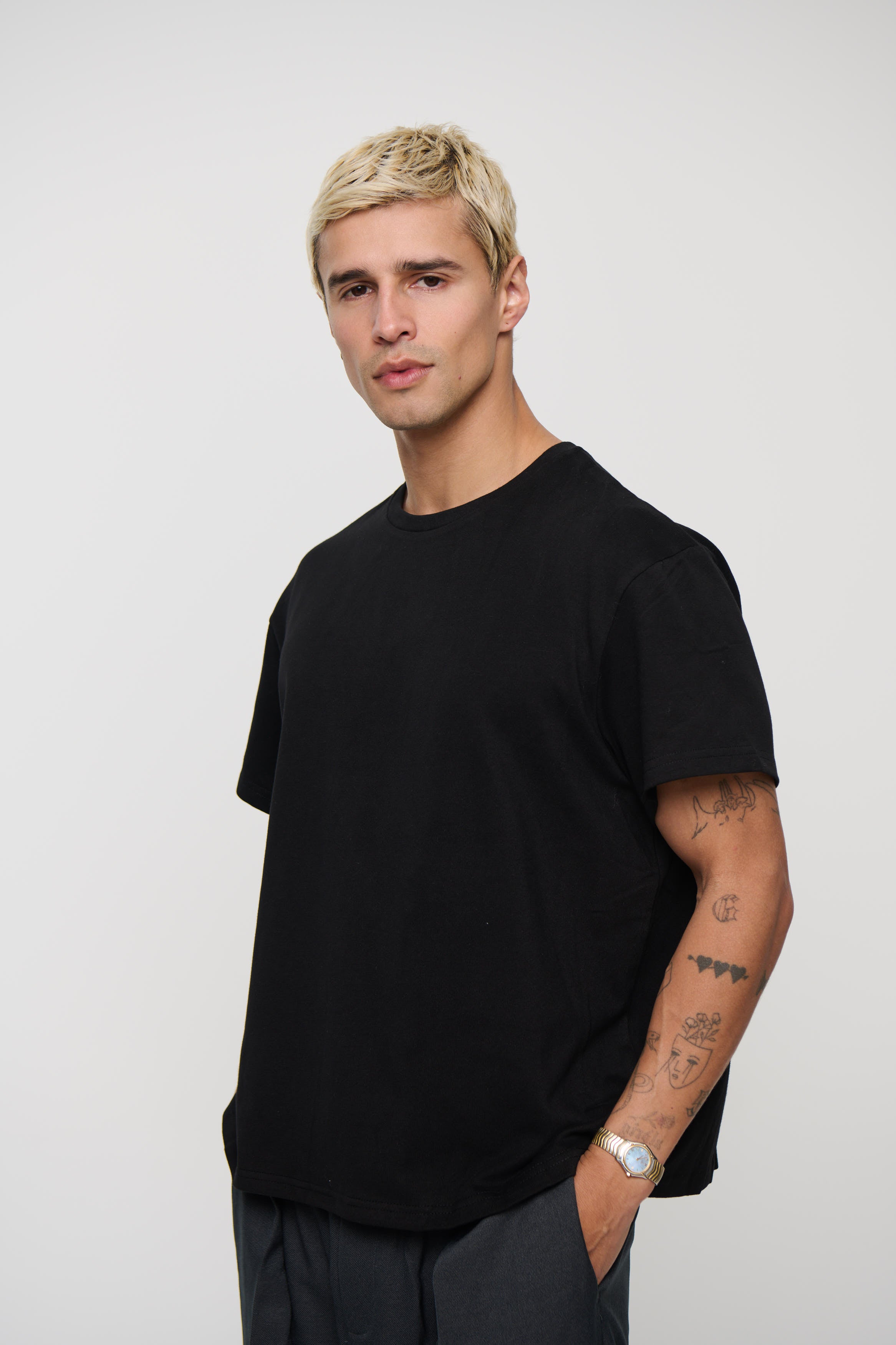 Roland Stretch Tee Black