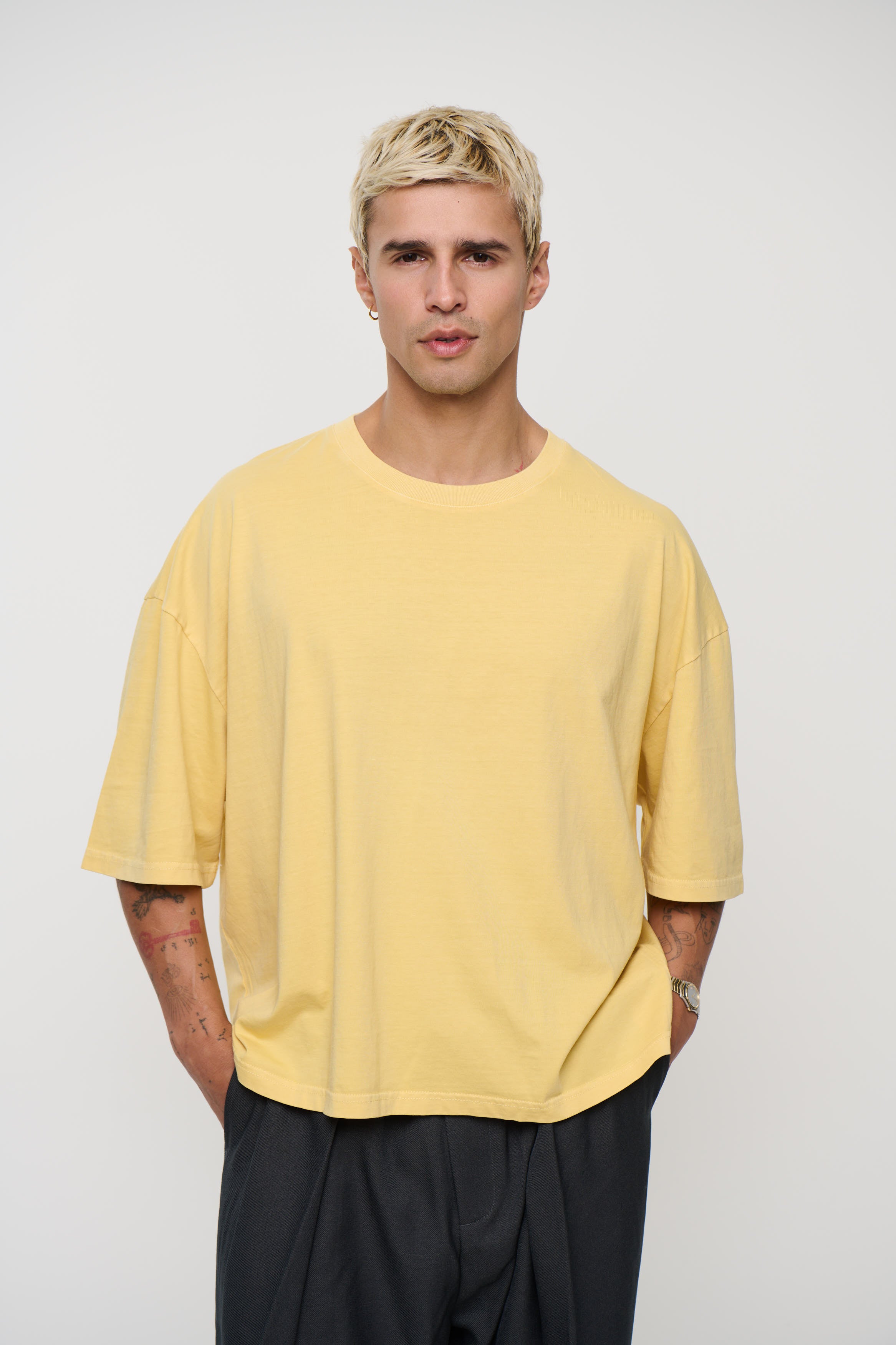NTH Crop Box Tee Butter