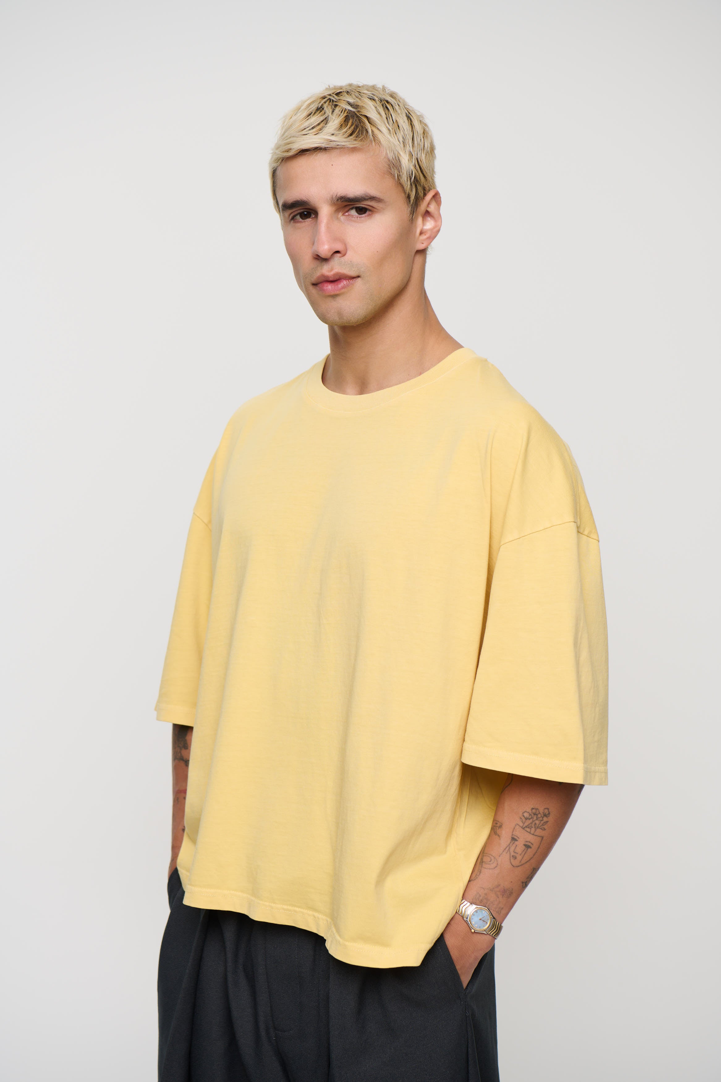 NTH Crop Box Tee Butter