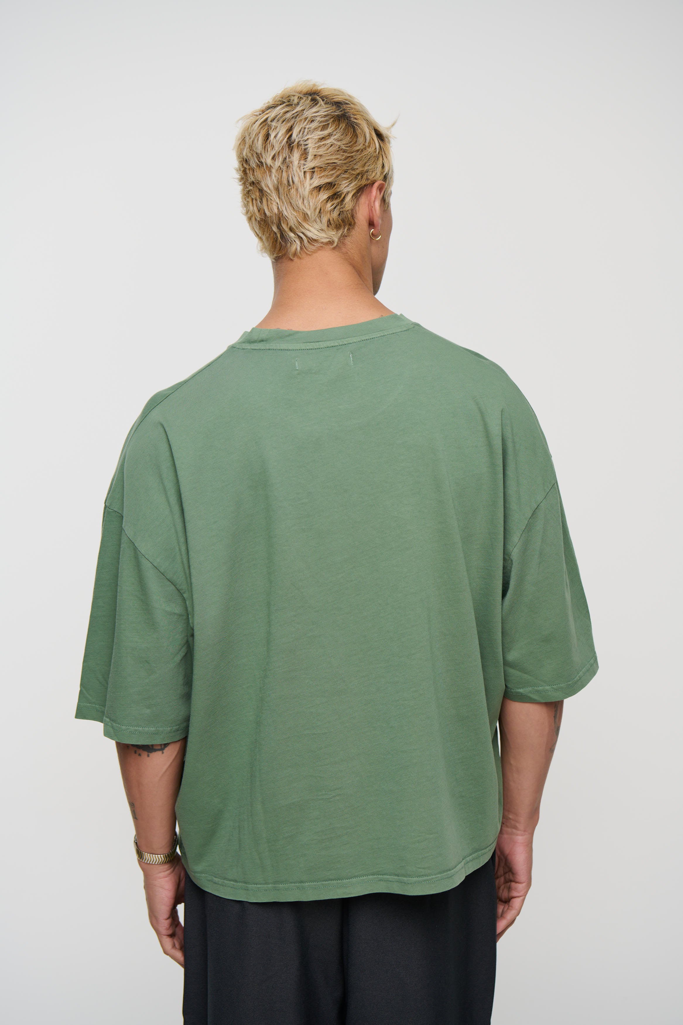 NTH Crop Box Tee Pine