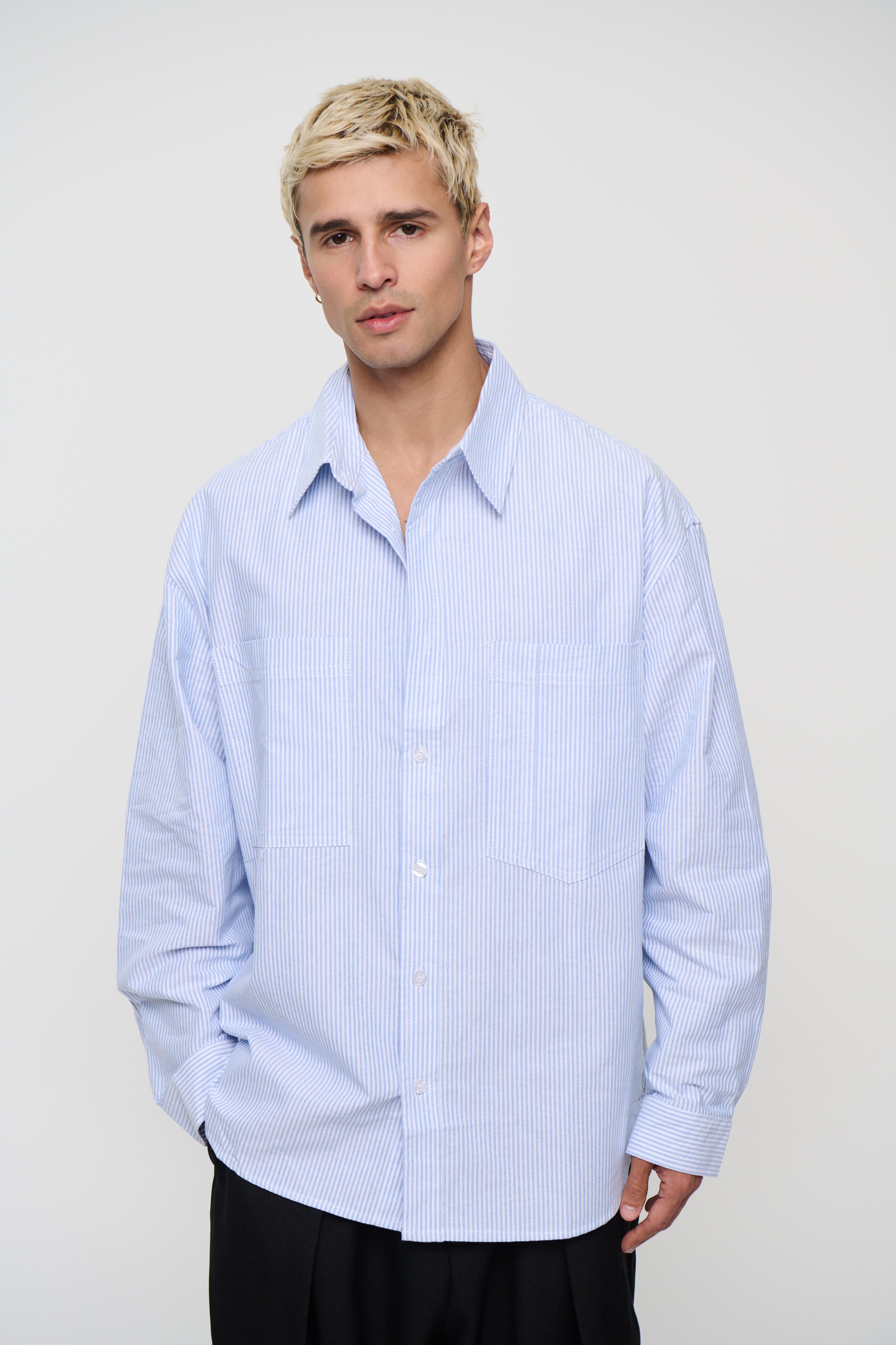 NTH Shirt Stripe Blue