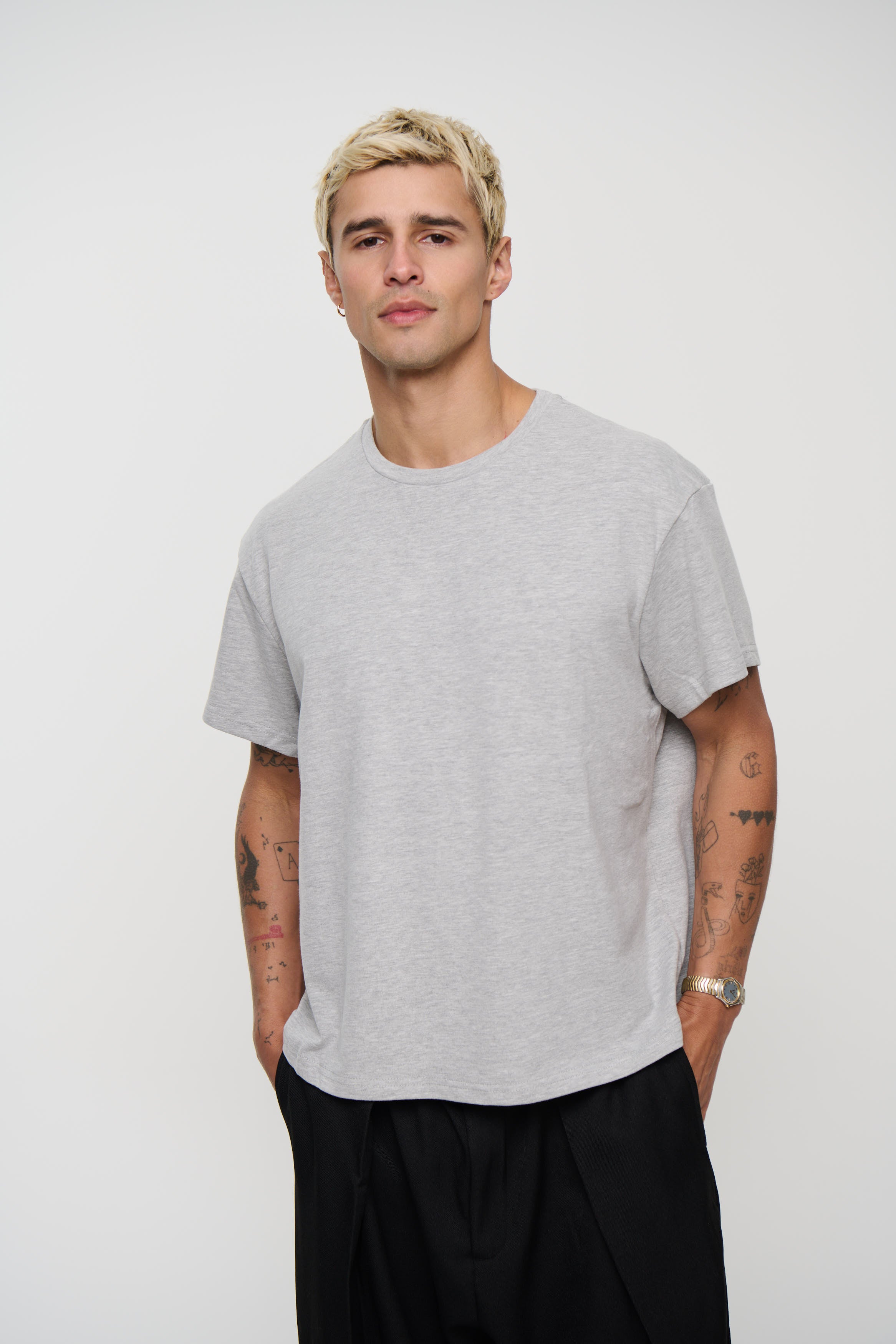 Roland Stretch Tee Grey