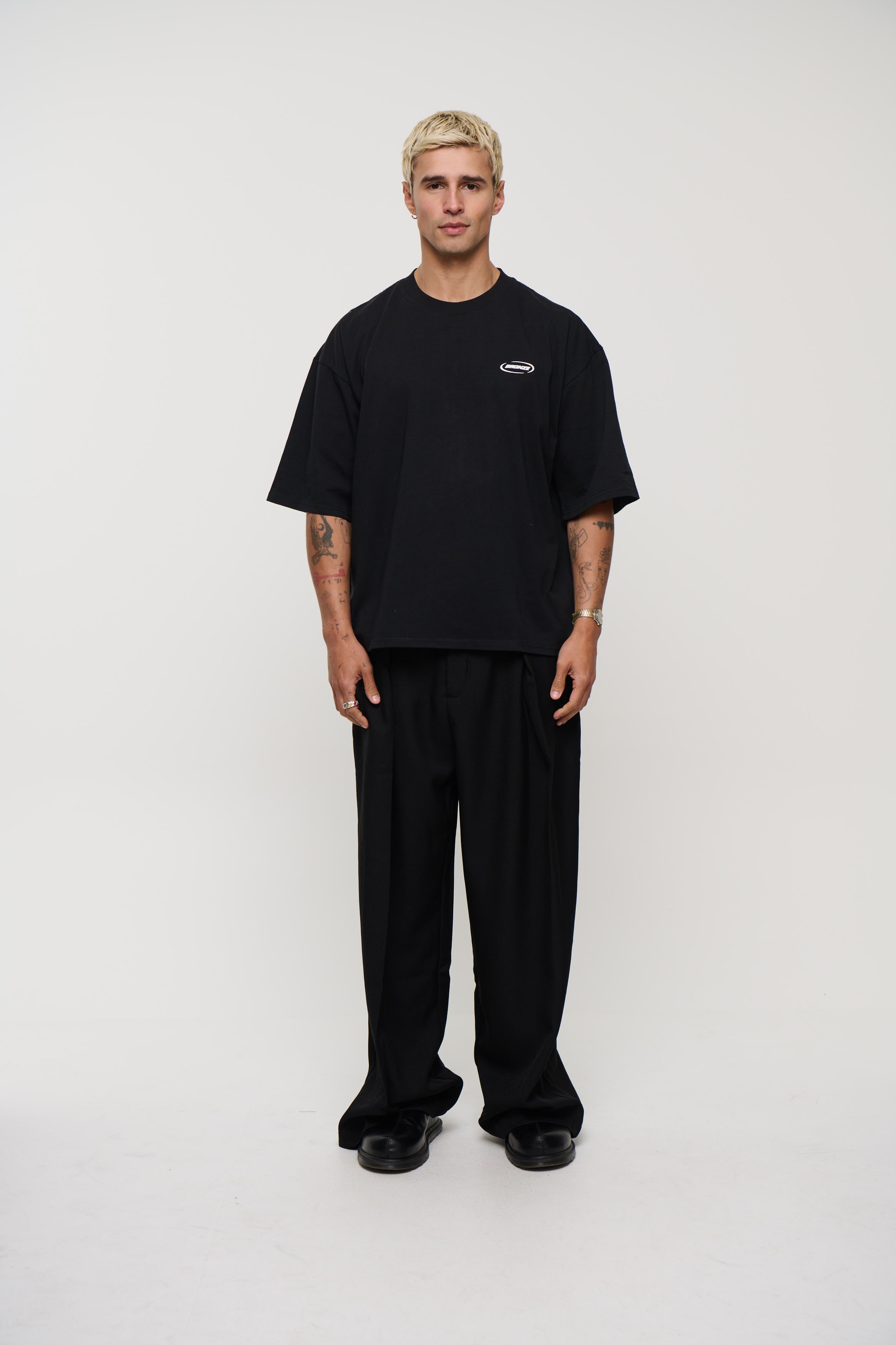 Riley Logo Tee Black