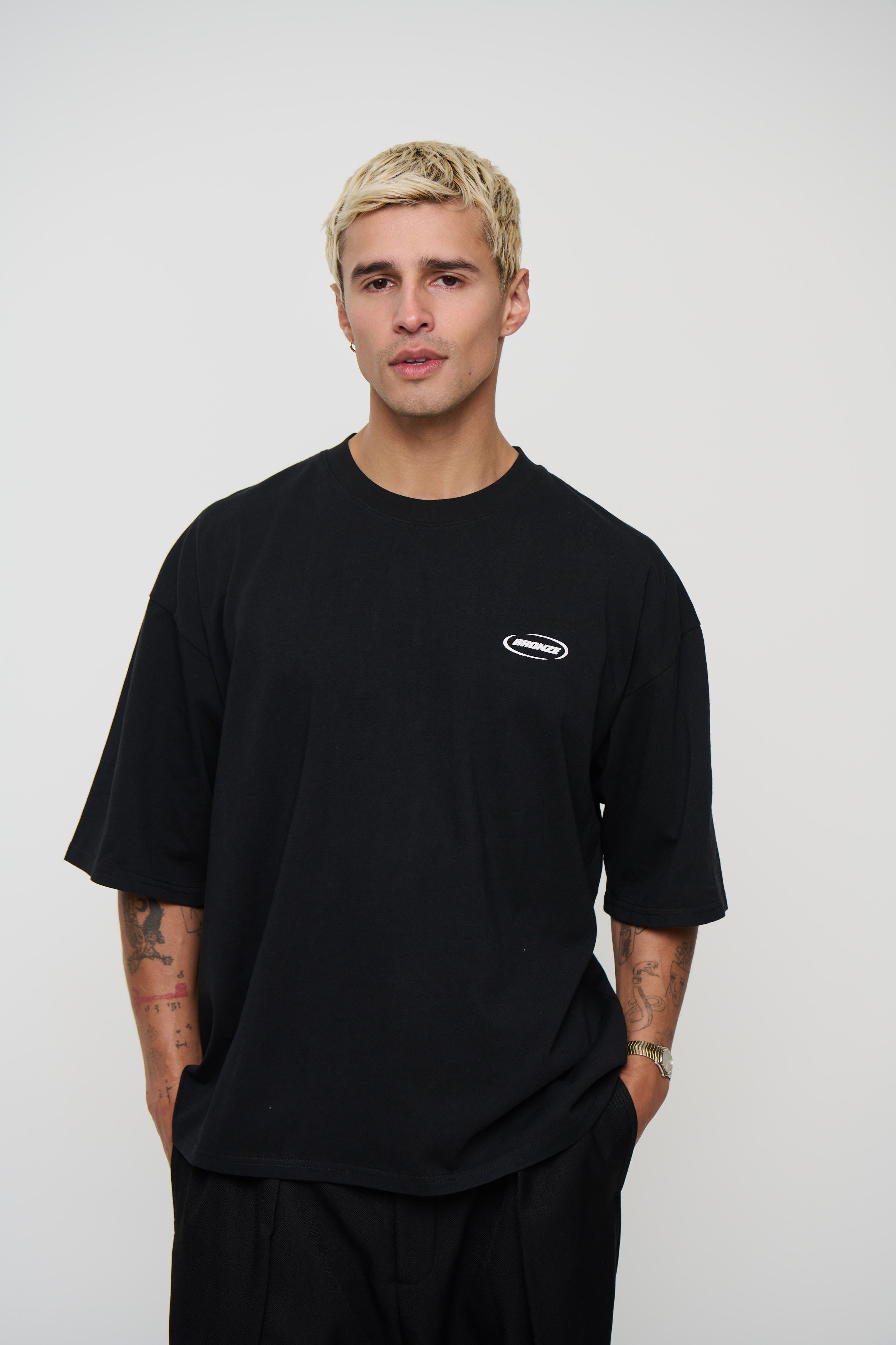 Riley Logo Tee Black