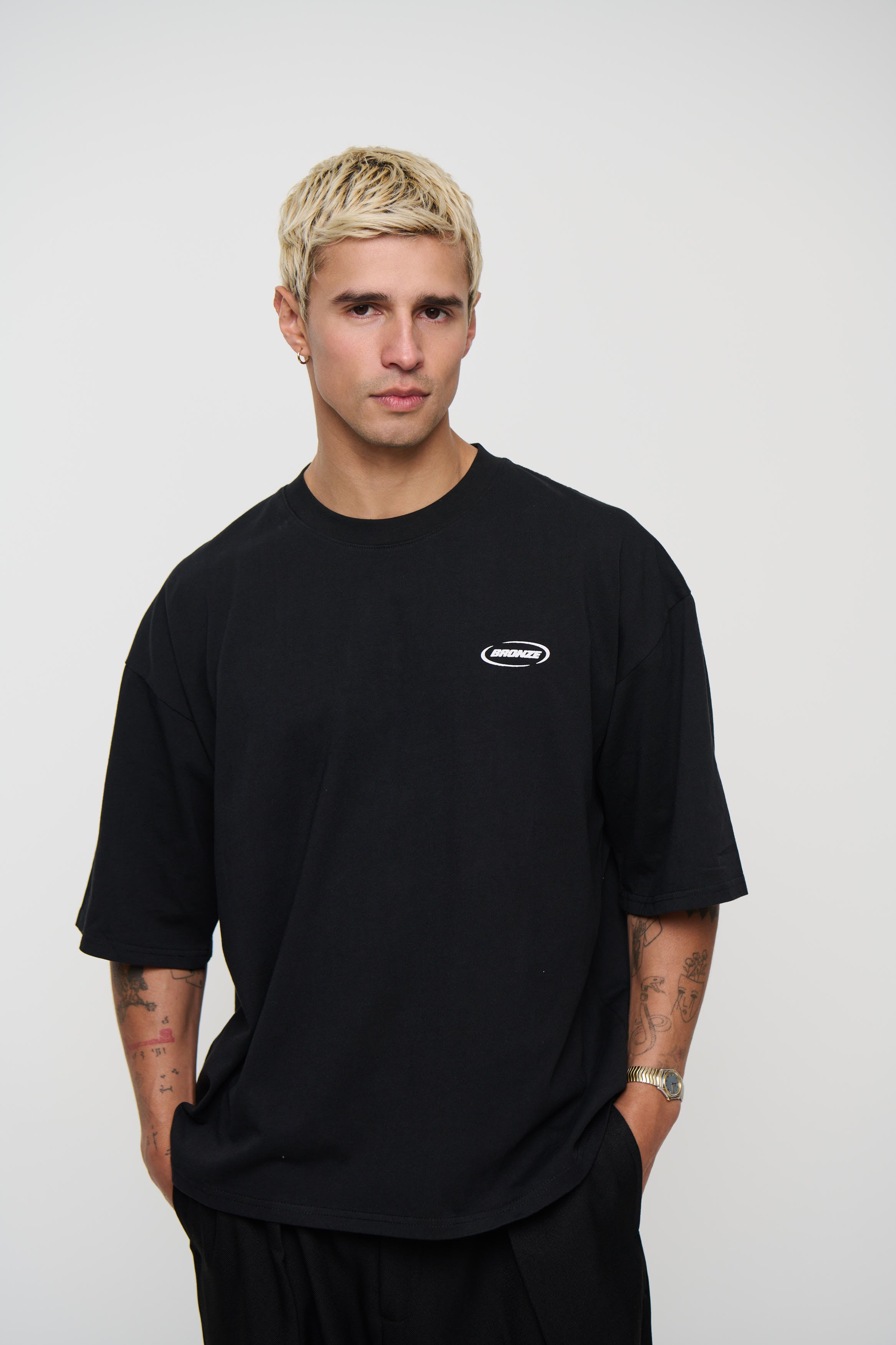 Riley Logo Tee Black