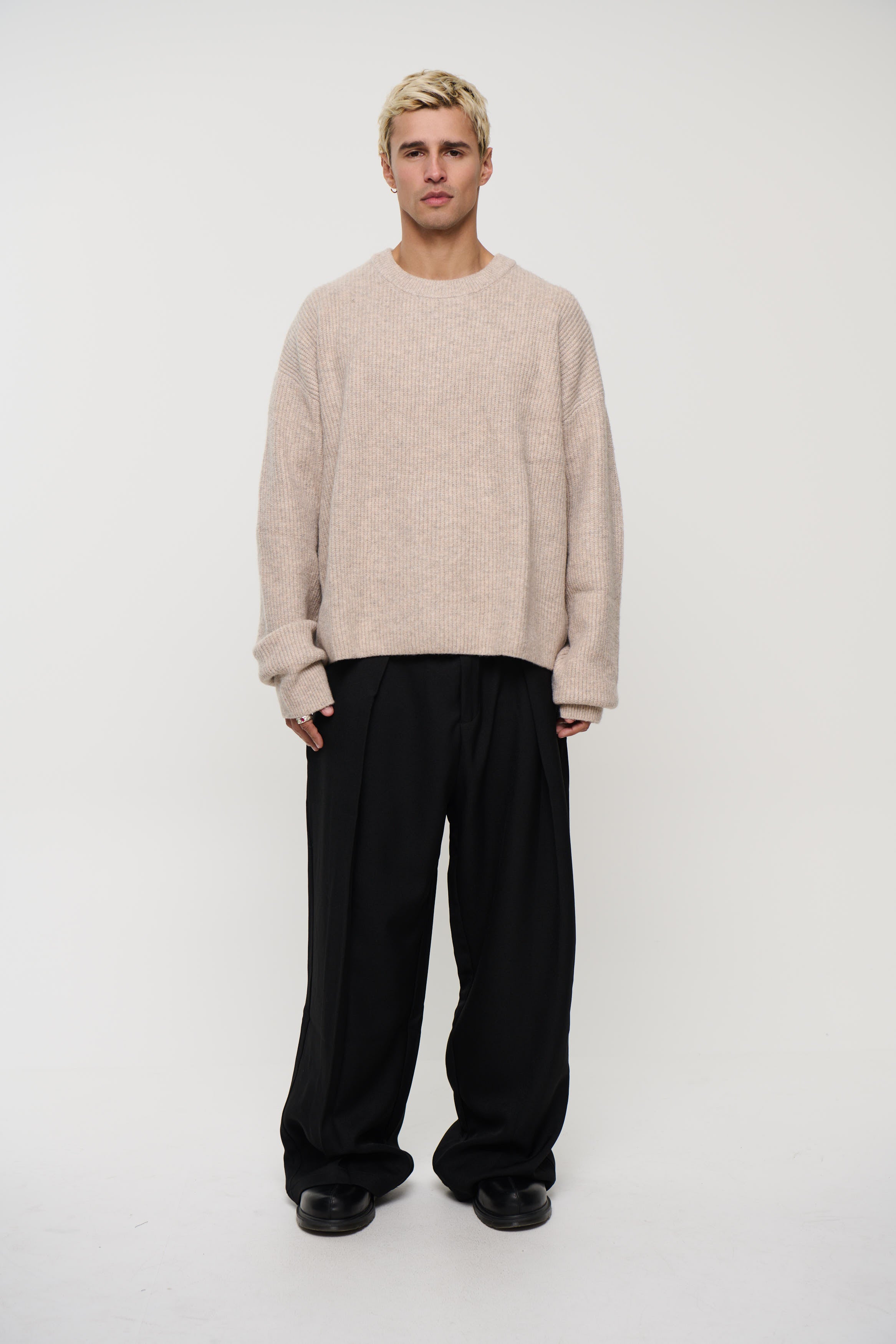 Slouch Knit Light Tan