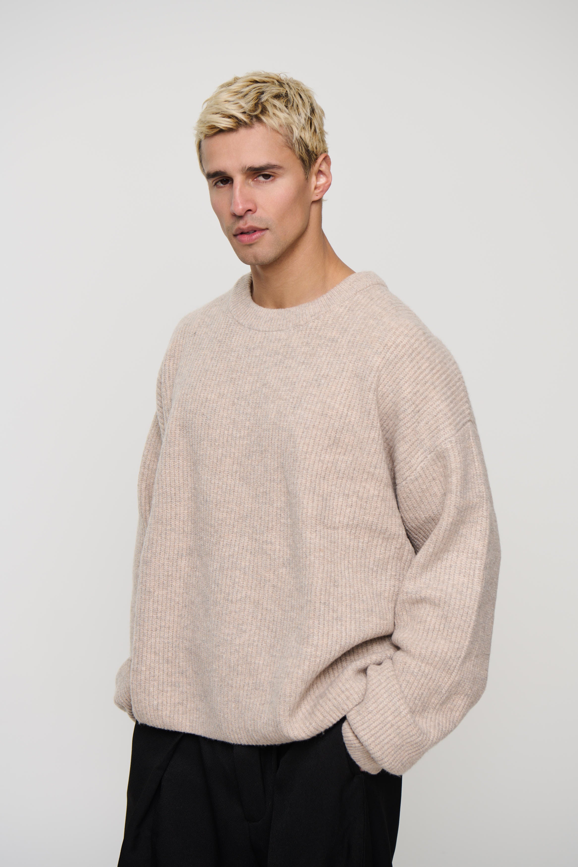Slouch Knit Light Tan