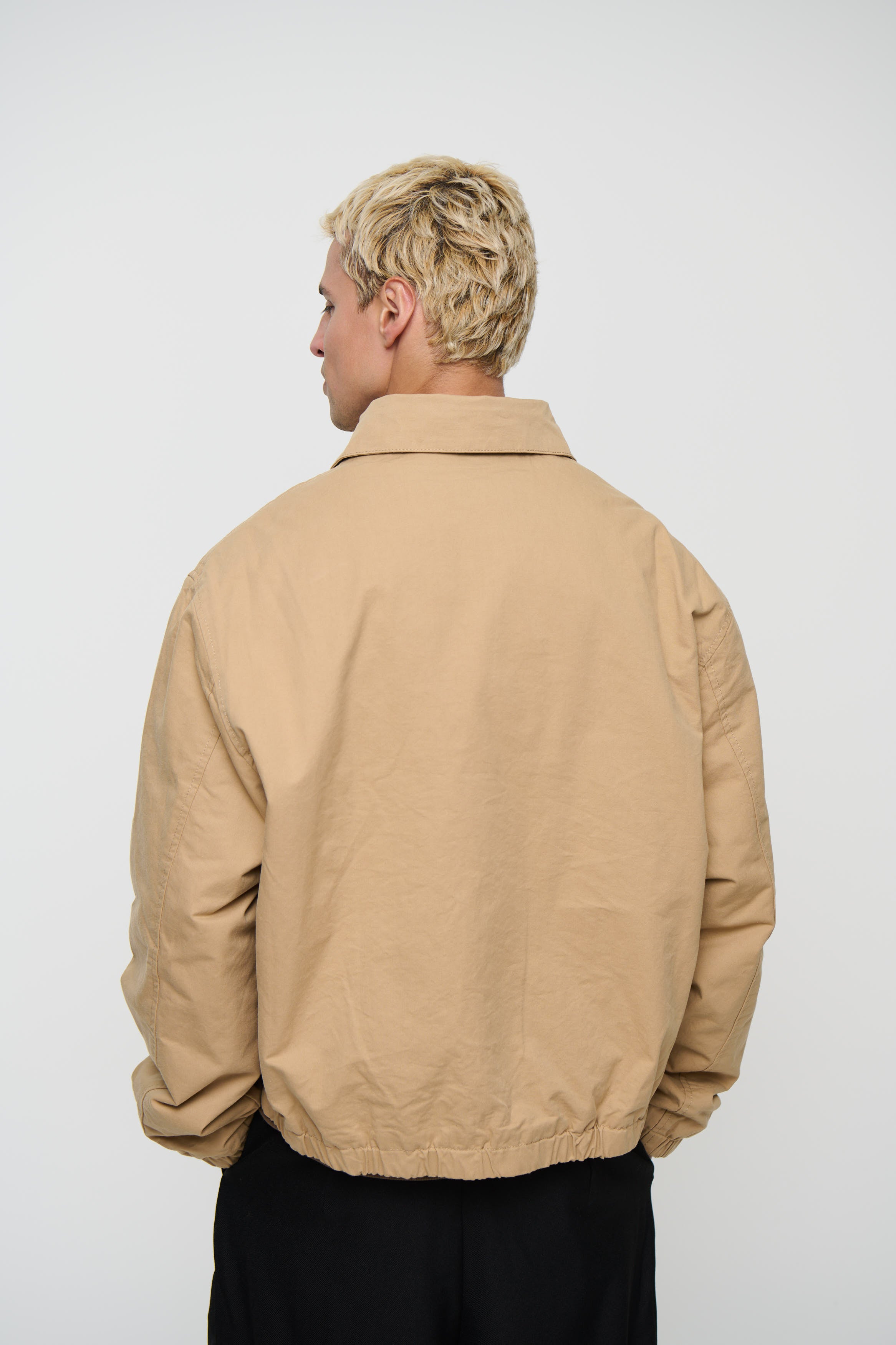 Charlie Soft Cotton Bomber Sand