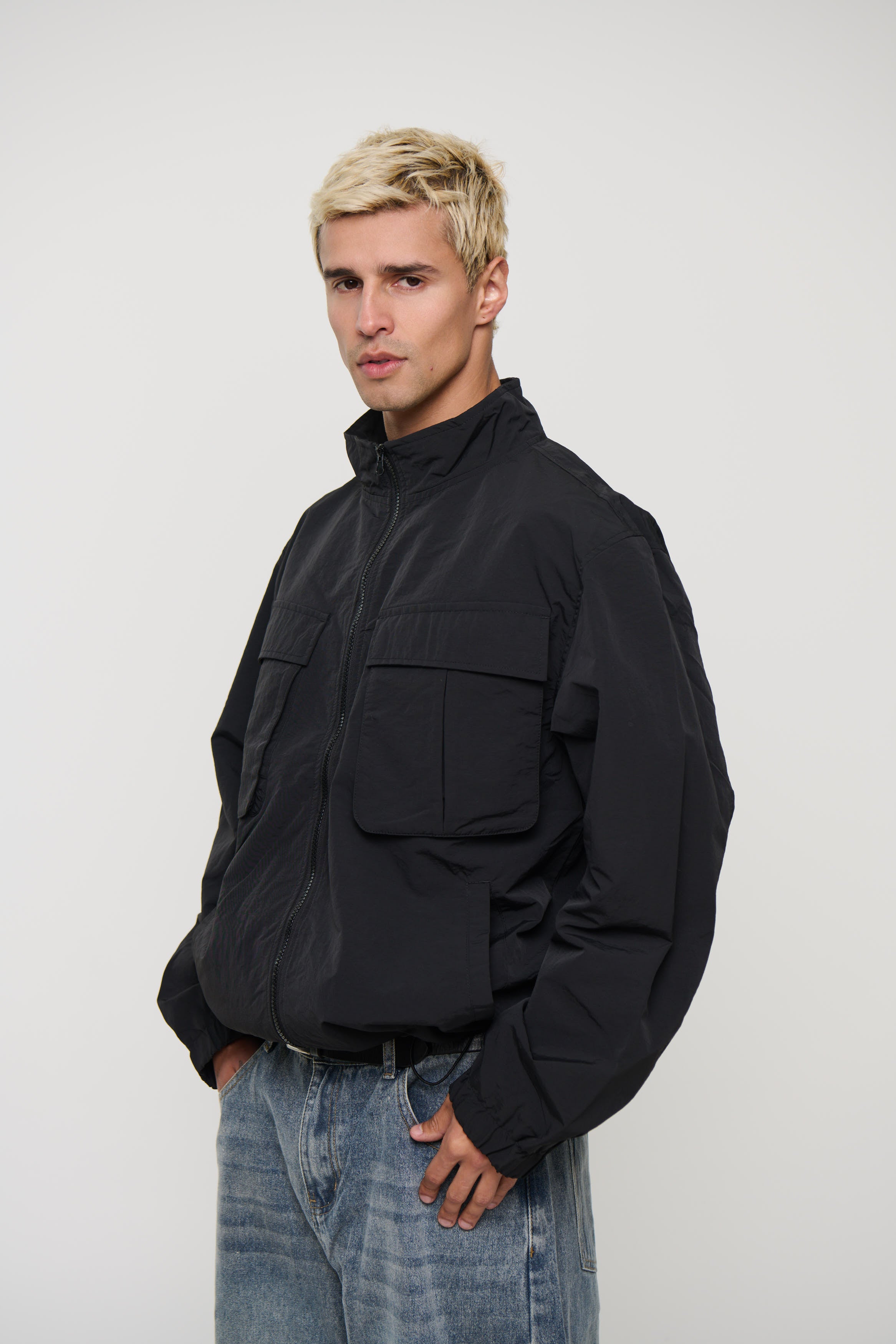 Zayn Windbreaker Black