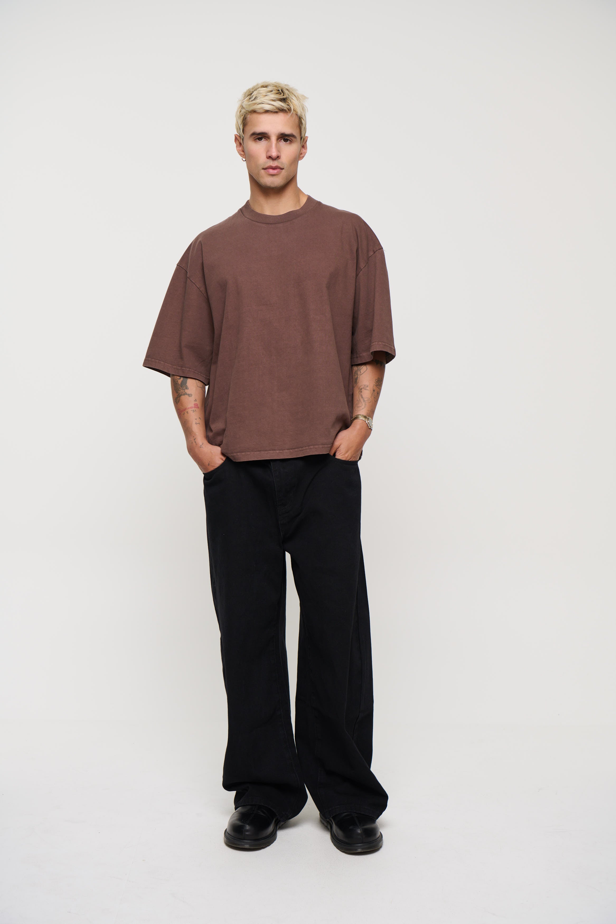 Emmett Box Tee Chocolate