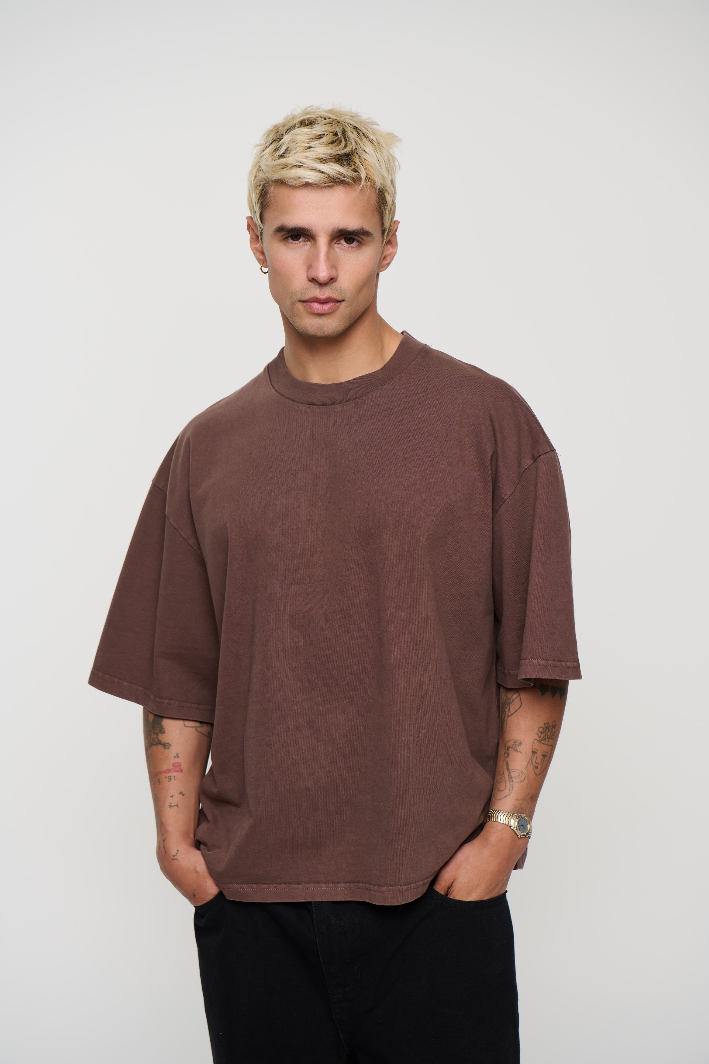 Emmett Box Tee Chocolate