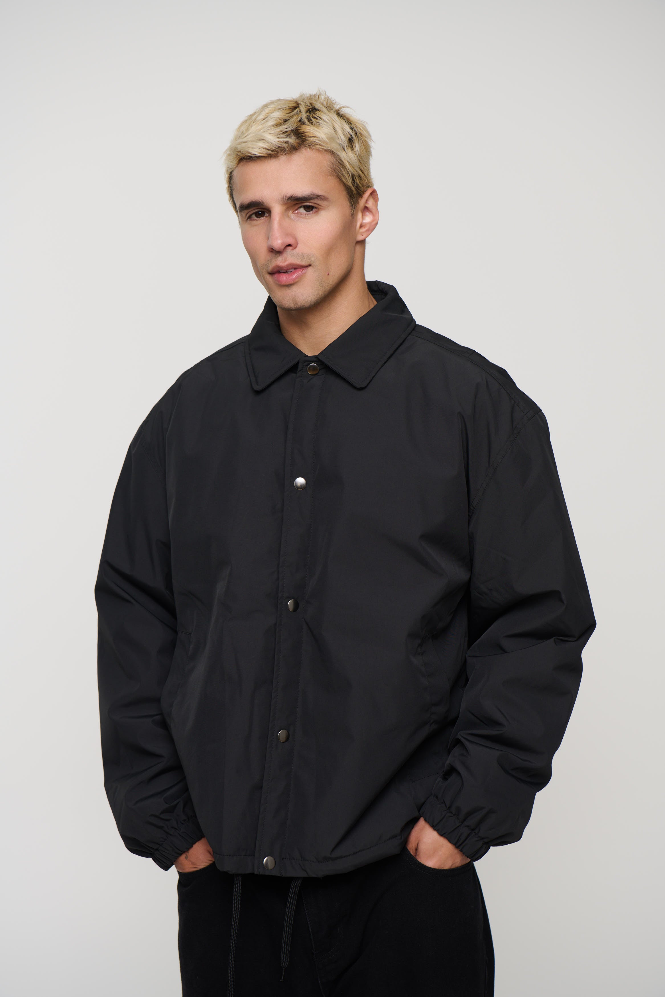 Padded Bomber Black