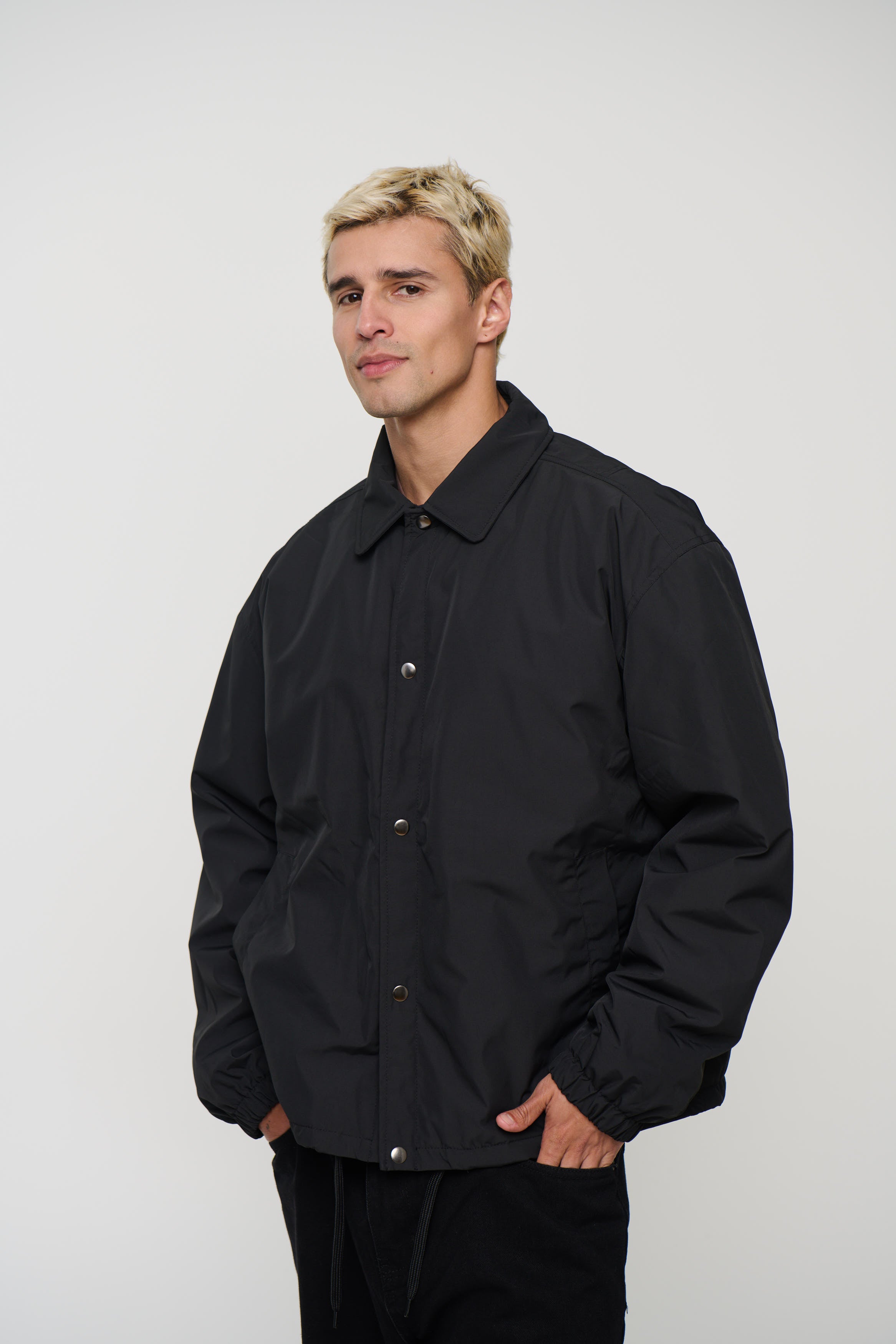 Padded Bomber Black