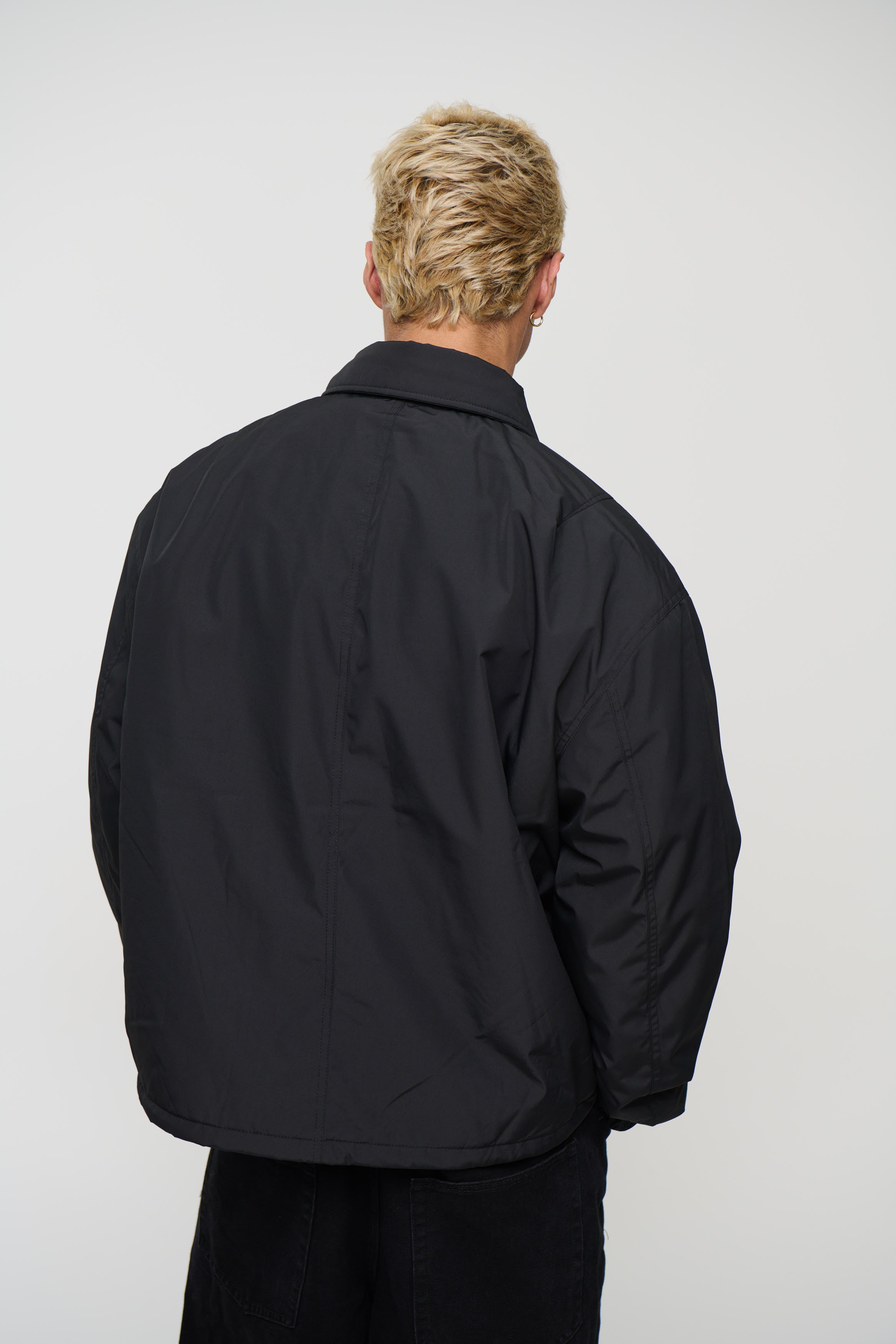 Padded Bomber Black