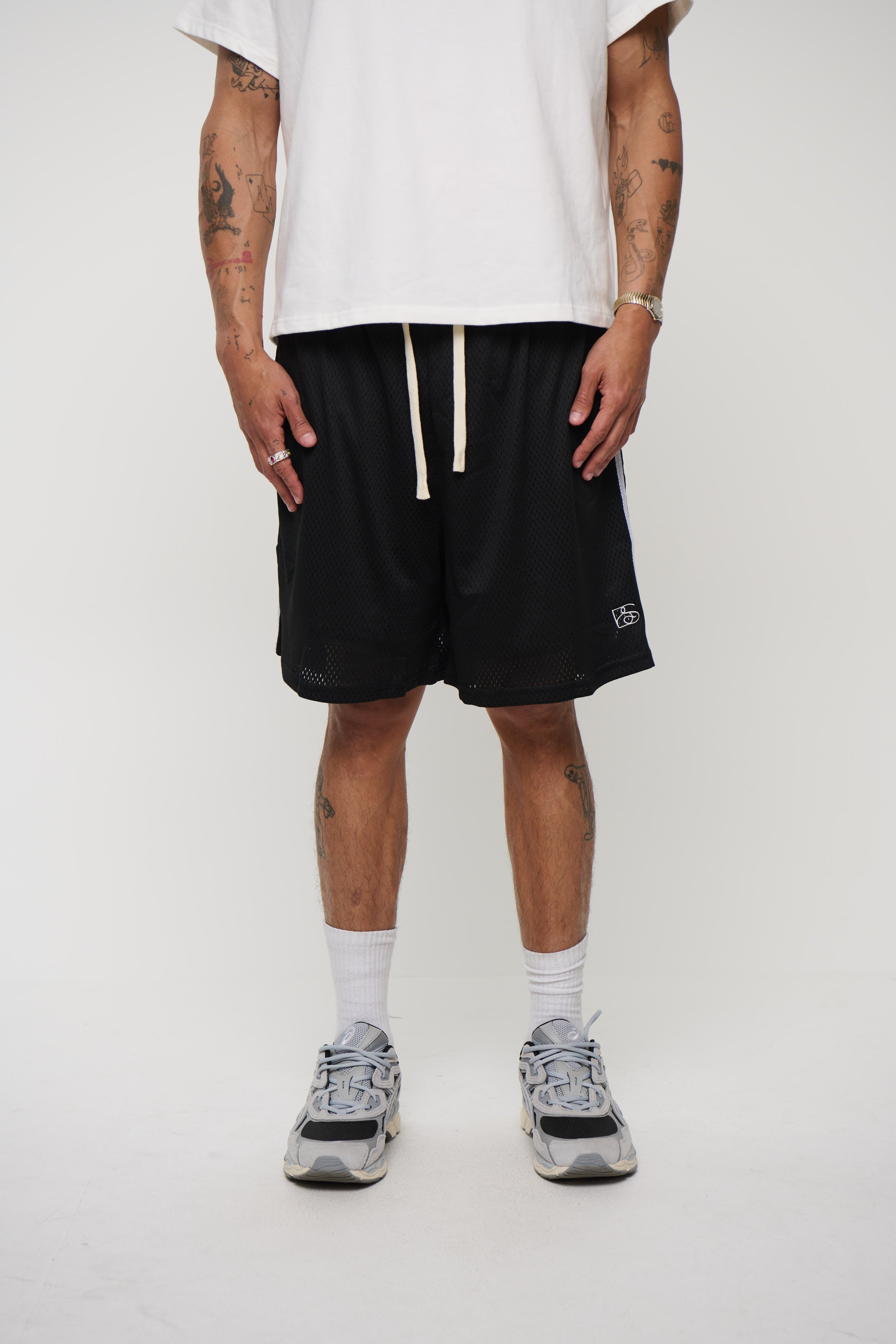 Julian Mesh Short Black