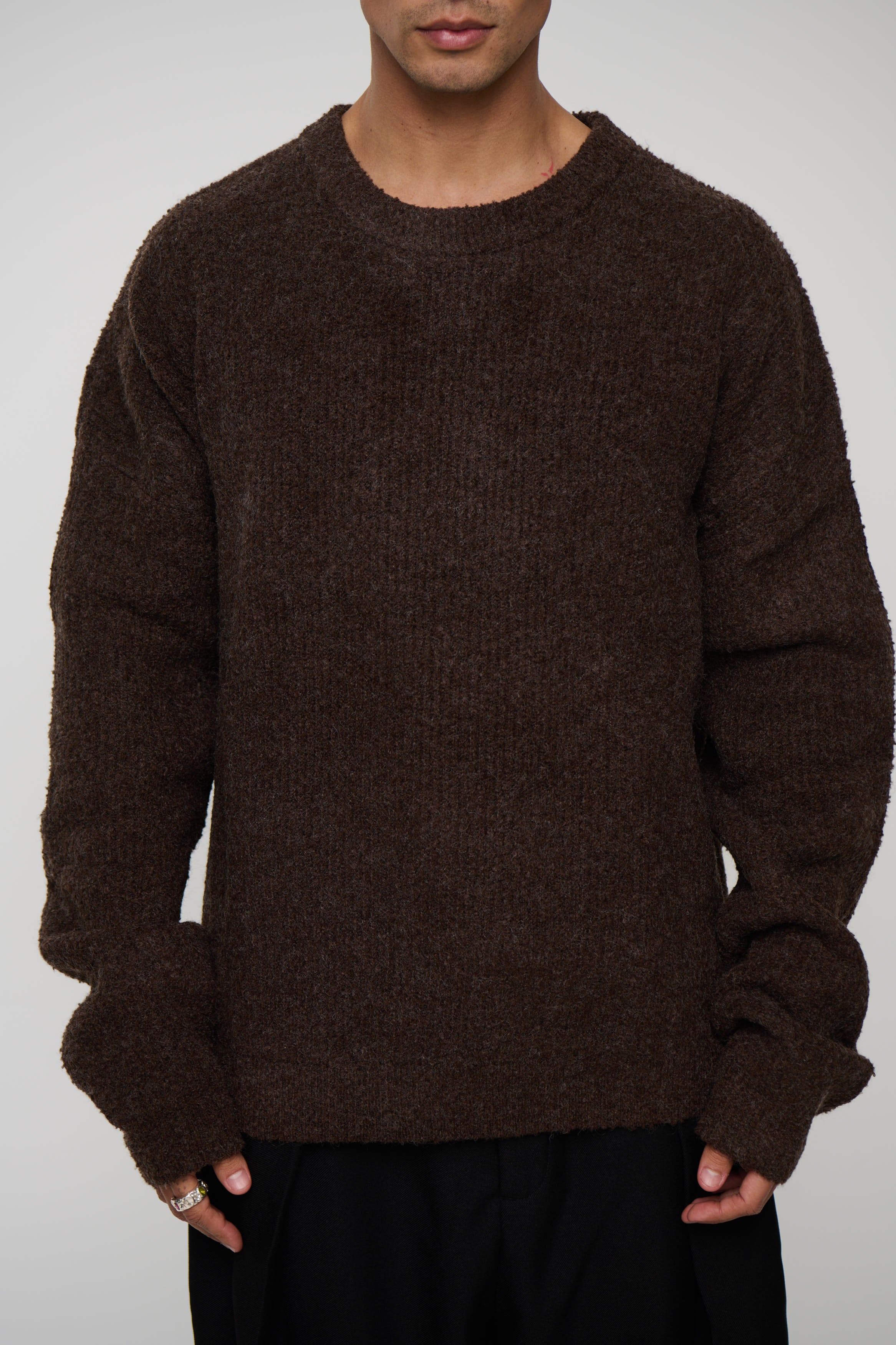 Soft Crew Knit Chocolate