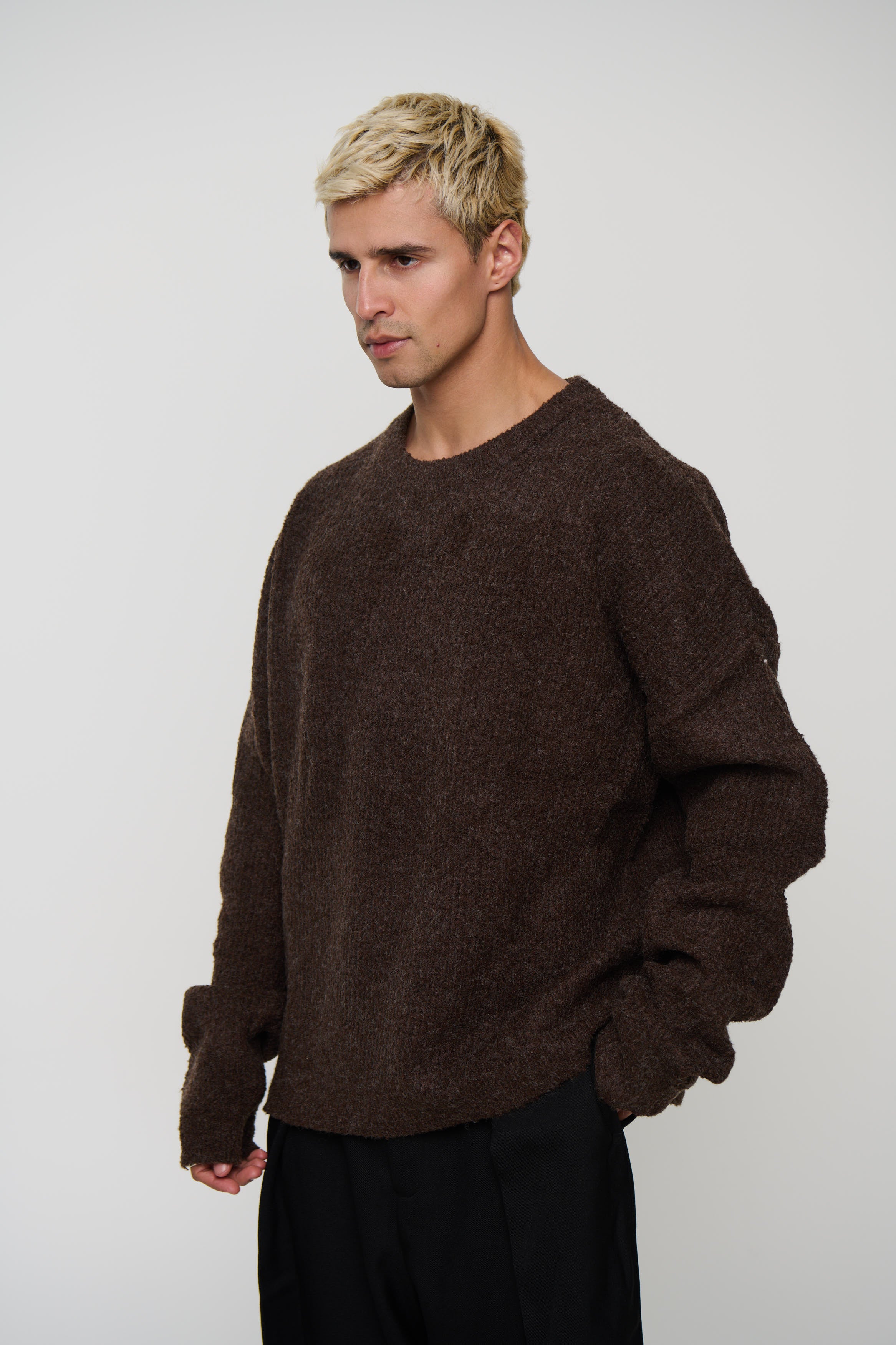 Soft Crew Knit Chocolate